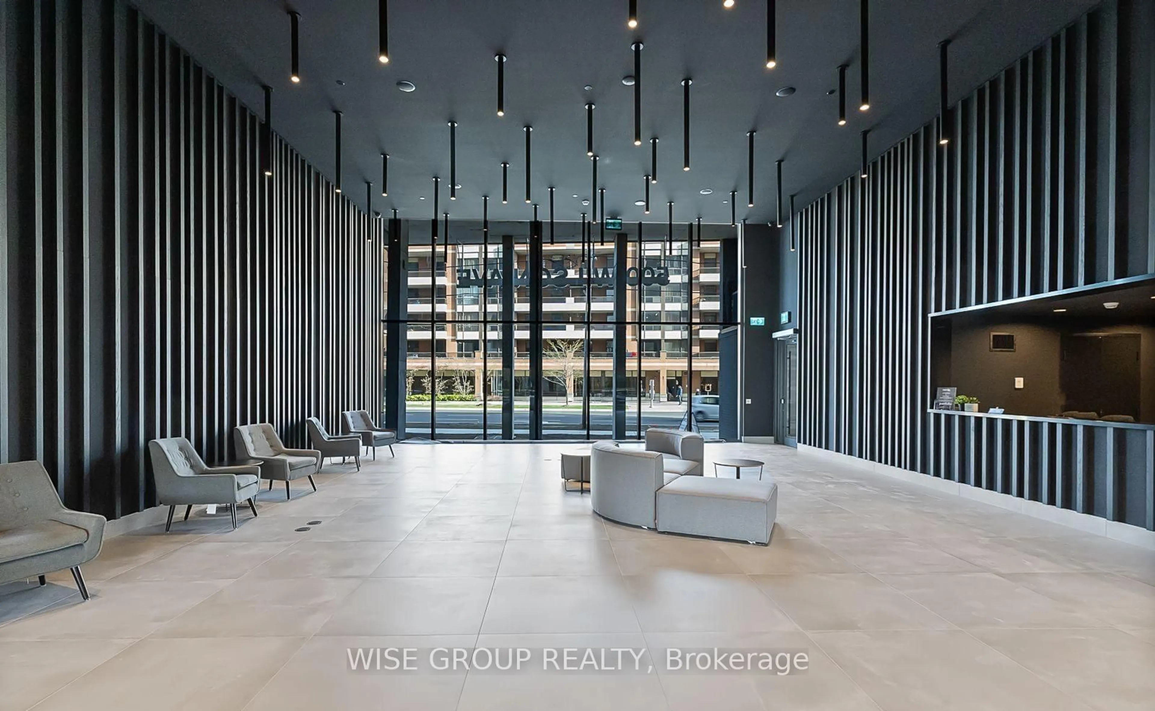 Indoor lobby, ceramic floors for 500 Wilson Ave #530, Toronto Ontario M3H 5Y9