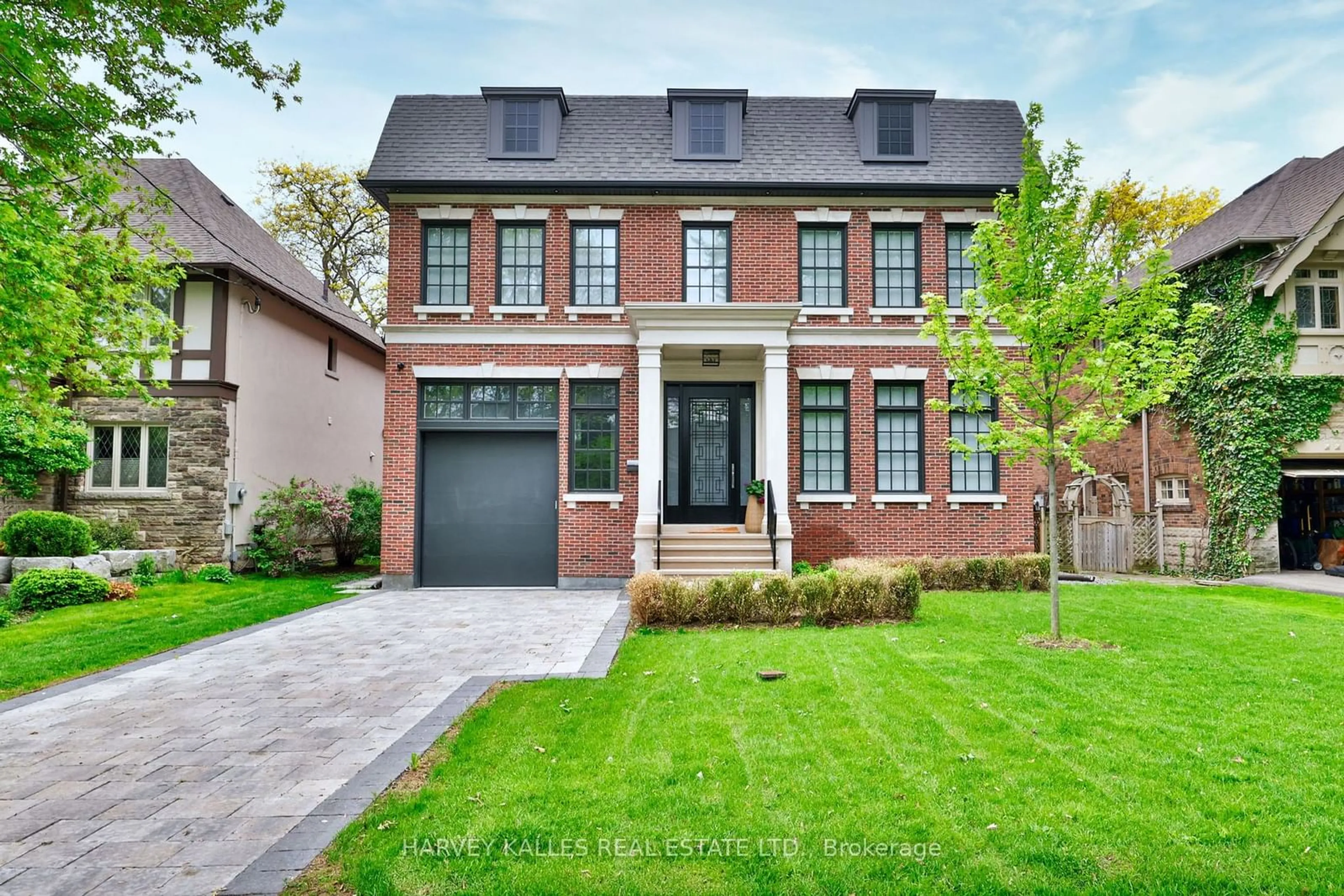 Home with brick exterior material for 163 Cortleigh Blvd, Toronto Ontario M5N 1P6