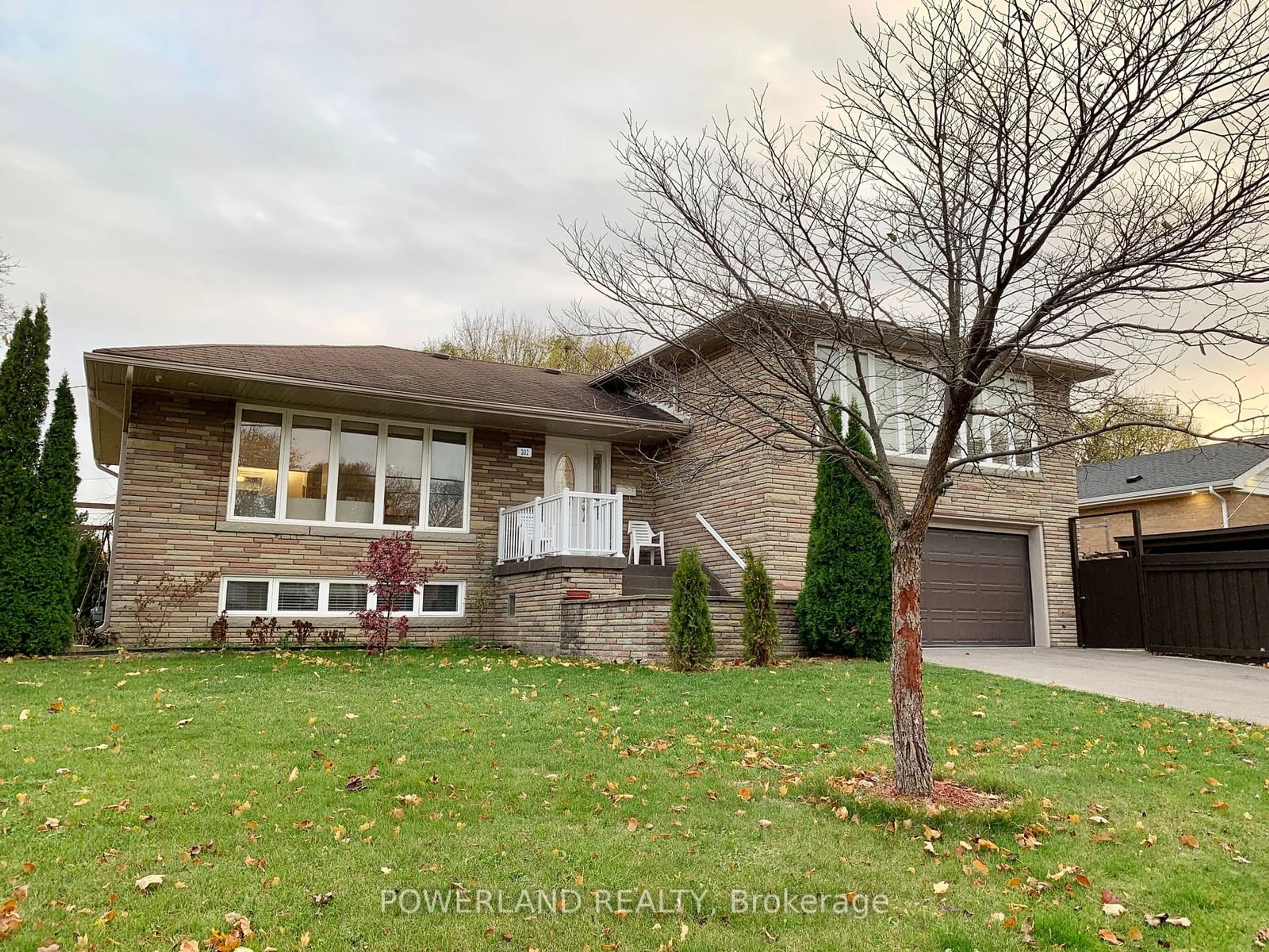 Frontside or backside of a home, the street view for 202 Goddard St, Toronto Ontario M3H 5E6