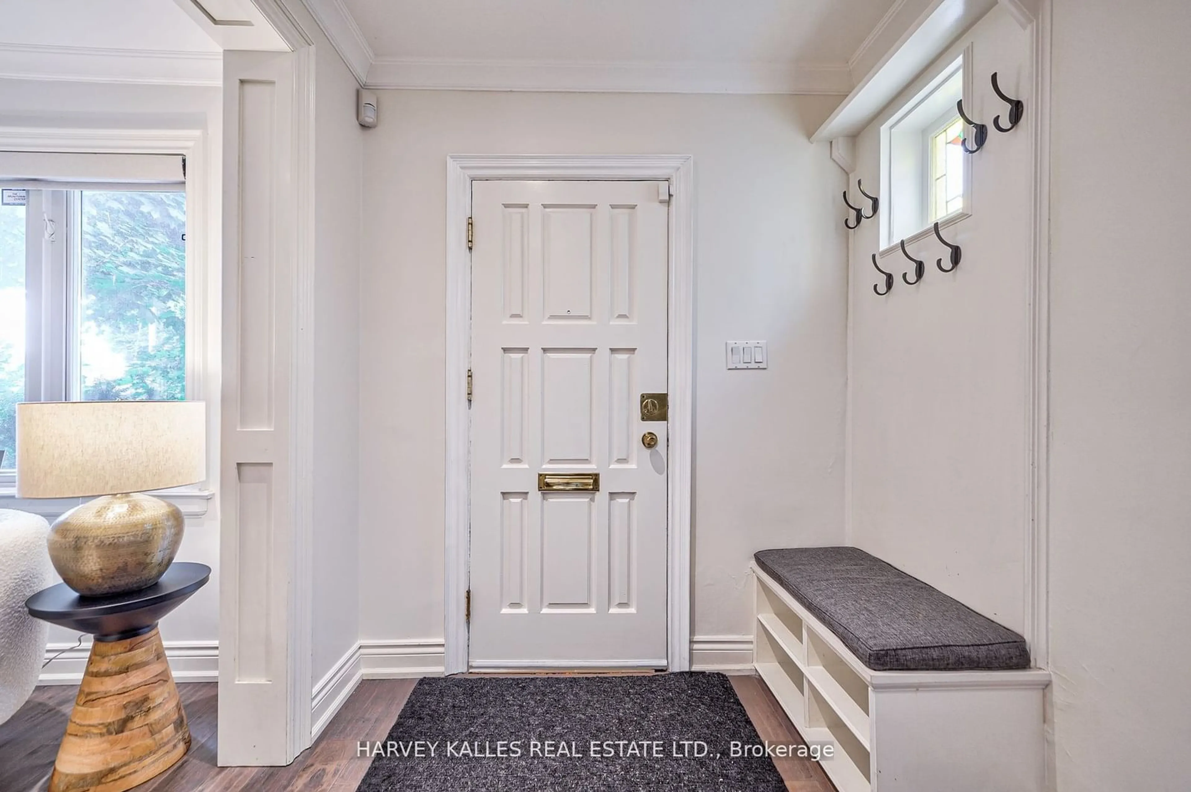 Indoor entryway, wood floors for 106 Gloucester Grve, Toronto Ontario M6C 2A8