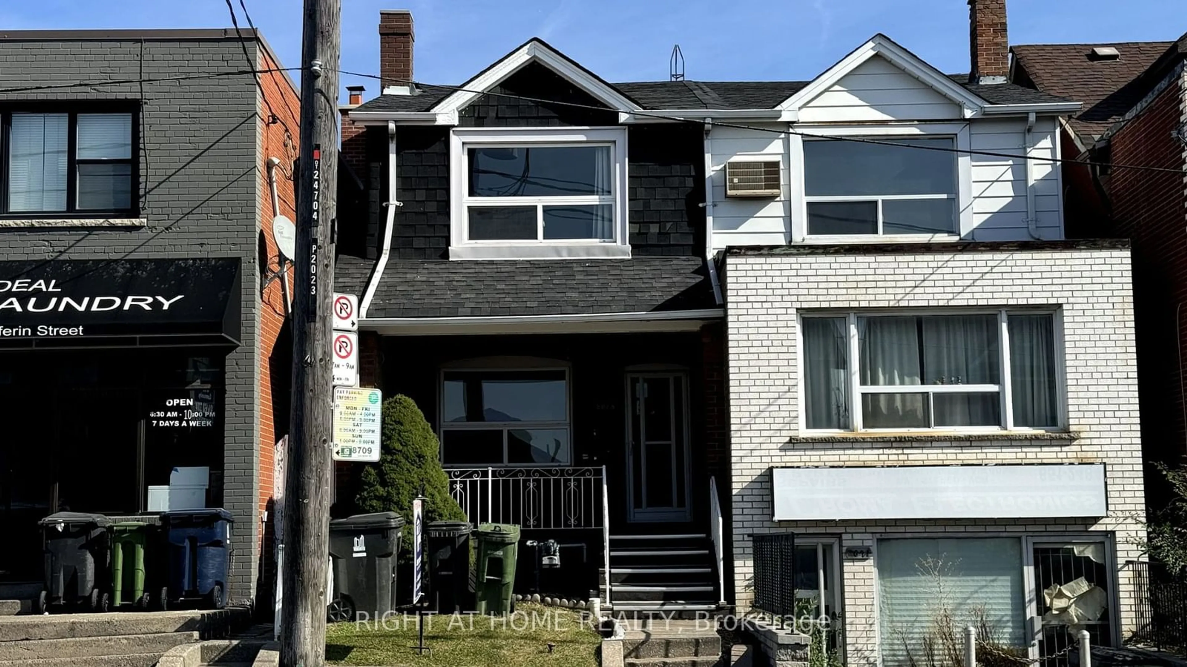 A pic from exterior of the house or condo, the street view for 2023 Dufferin St, Toronto Ontario M6E 3R3