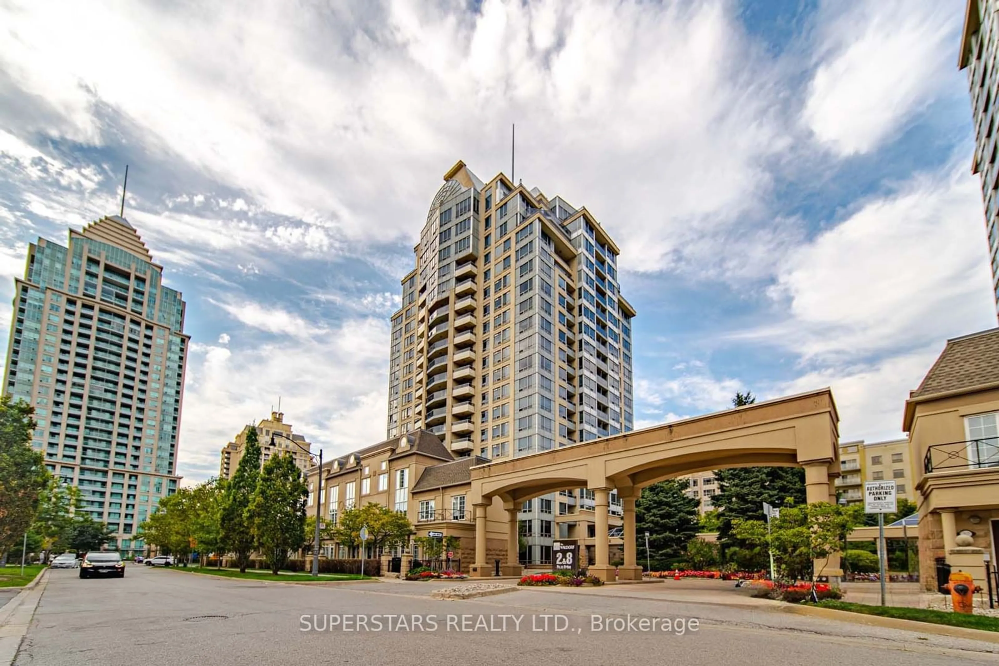 A pic from exterior of the house or condo, the street view for 2 Rean Dr #1008, Toronto Ontario M2K 3B8