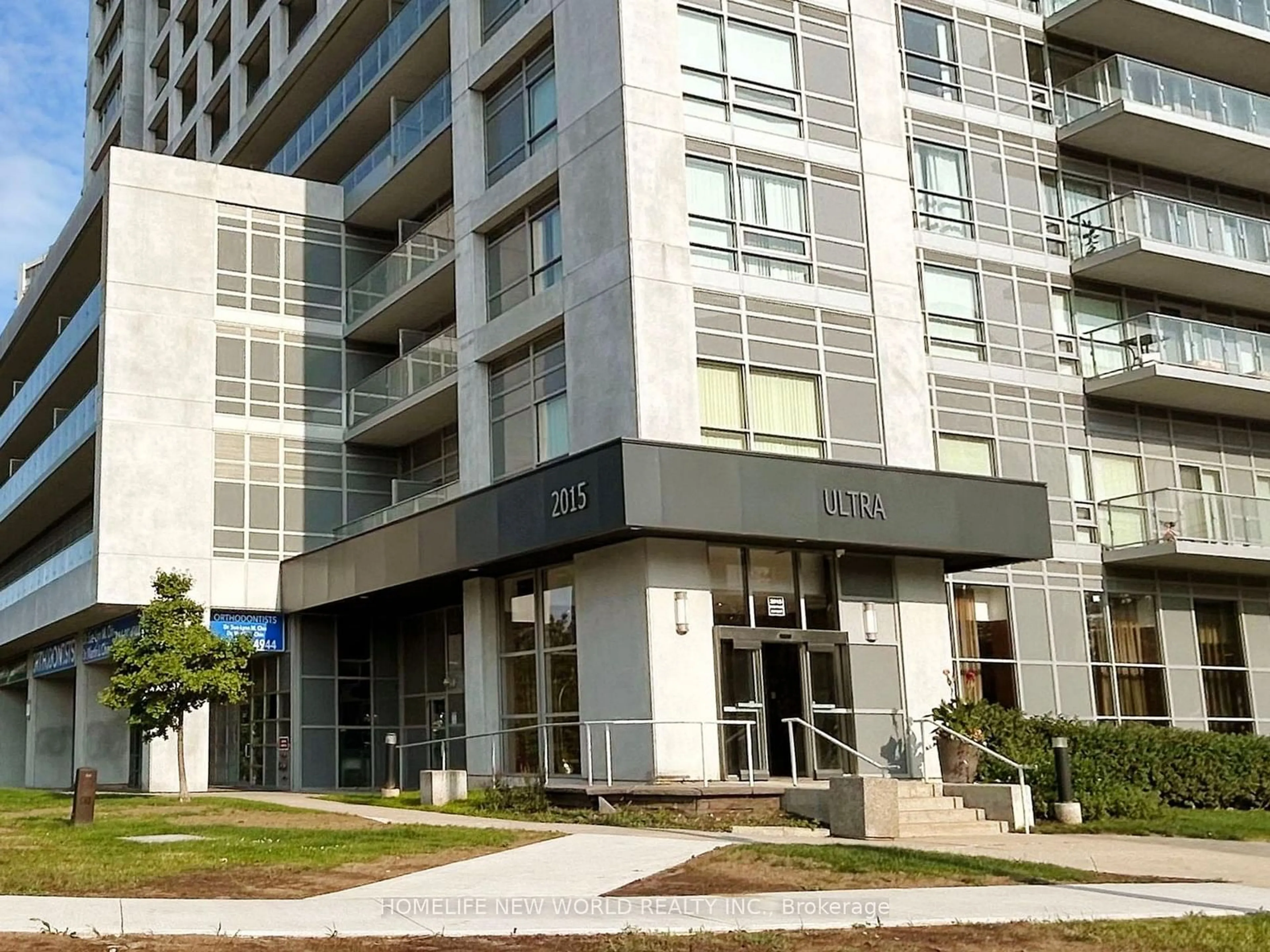 A pic from exterior of the house or condo, the front or back of building for 2015 Sheppard Ave #507, Toronto Ontario M2J 0B3