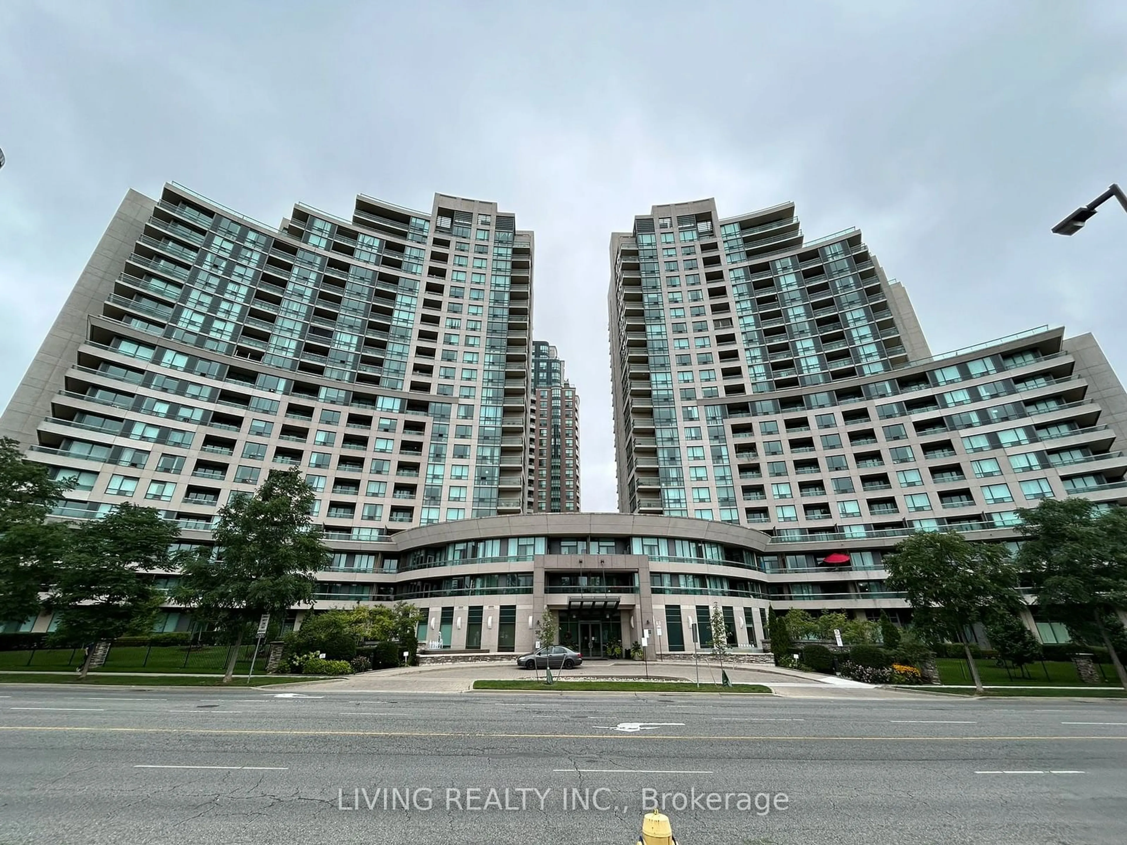 A pic from exterior of the house or condo, the view of city buildings for 503 Beecroft Rd #912, Toronto Ontario M2N 0A2