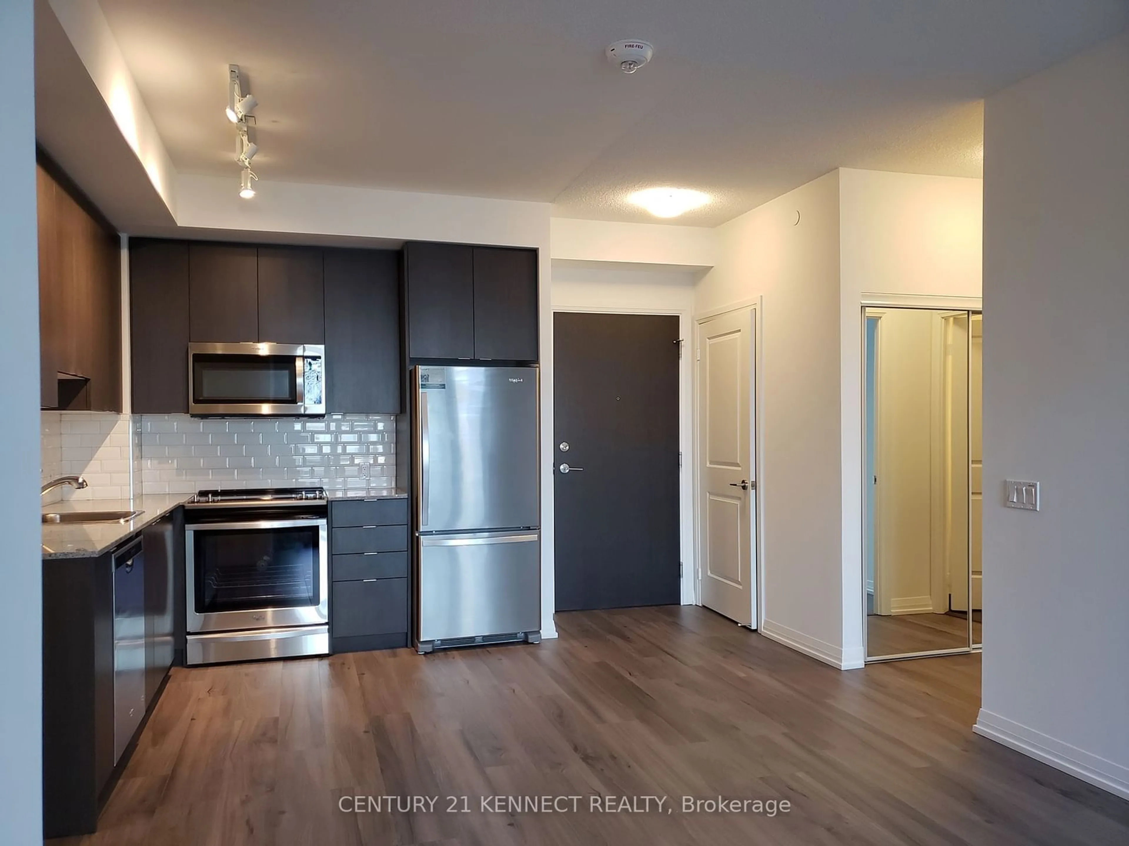 Standard kitchen, wood floors for 60 Ann O'Reilly Rd #269, Toronto Ontario M2J 0C8