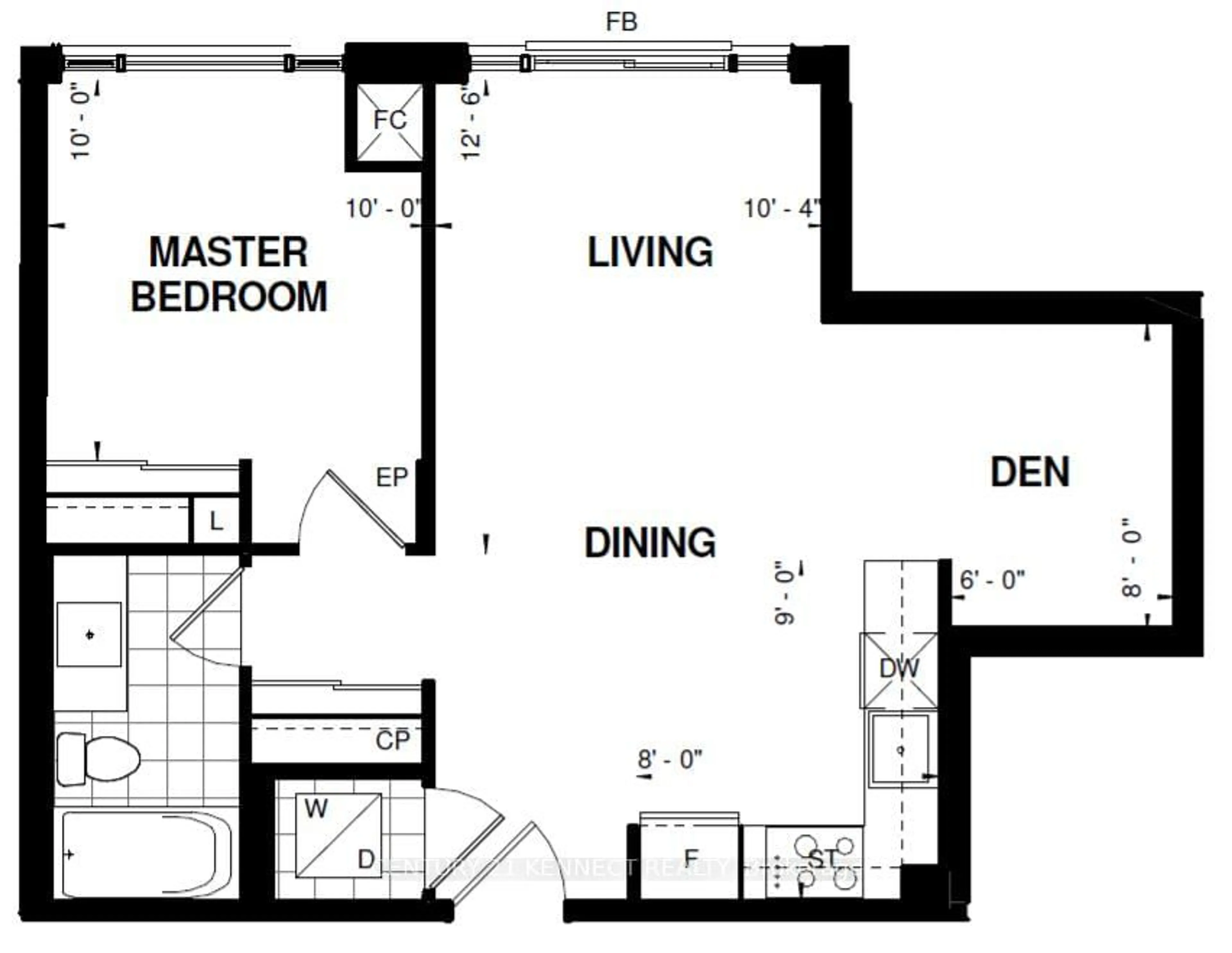 Floor plan for 60 Ann O'Reilly Rd #269, Toronto Ontario M2J 0C8