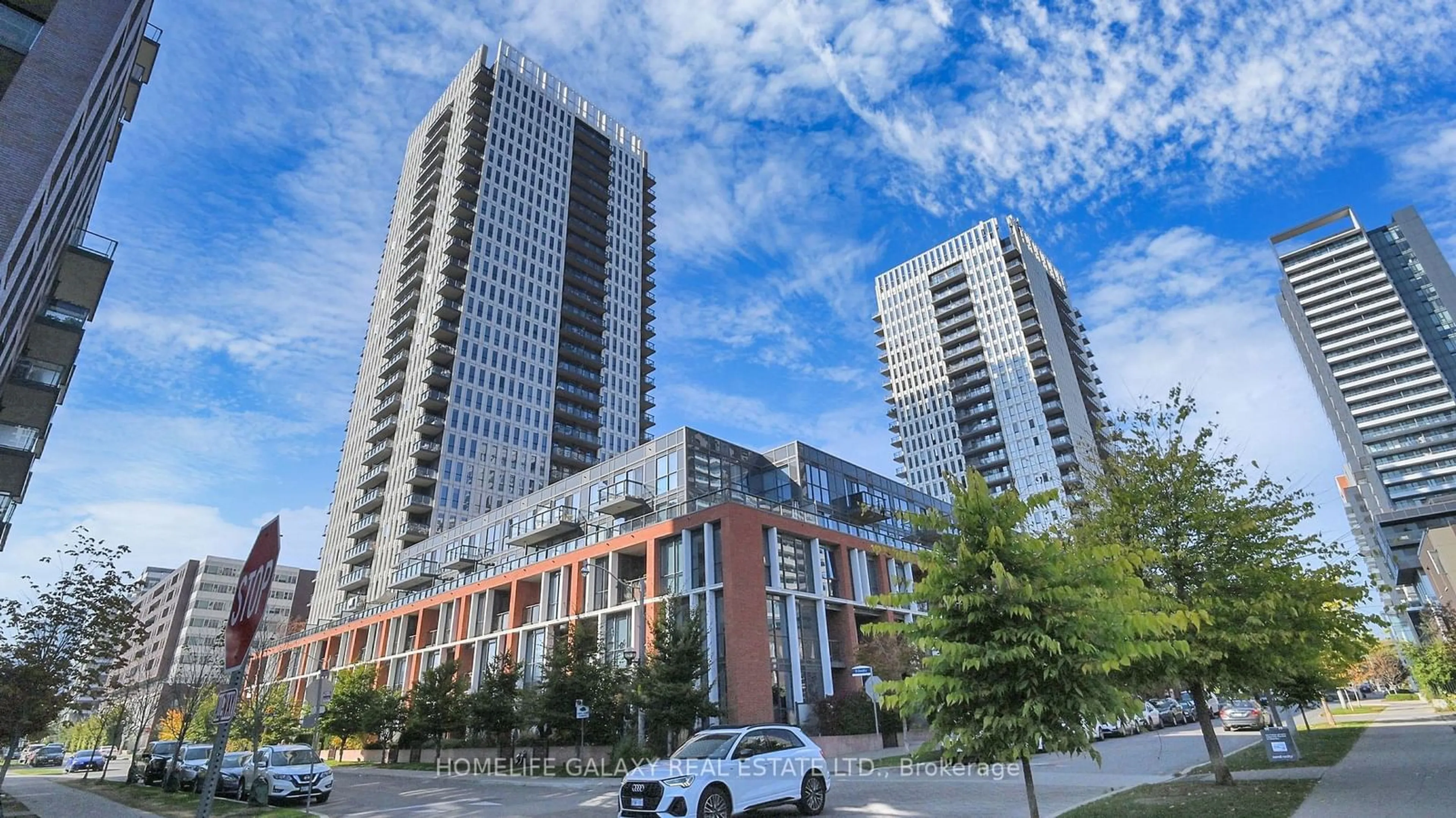 A pic from exterior of the house or condo, the front or back of building for 55 Regent Park Blvd #1909, Toronto Ontario M5A 0C2