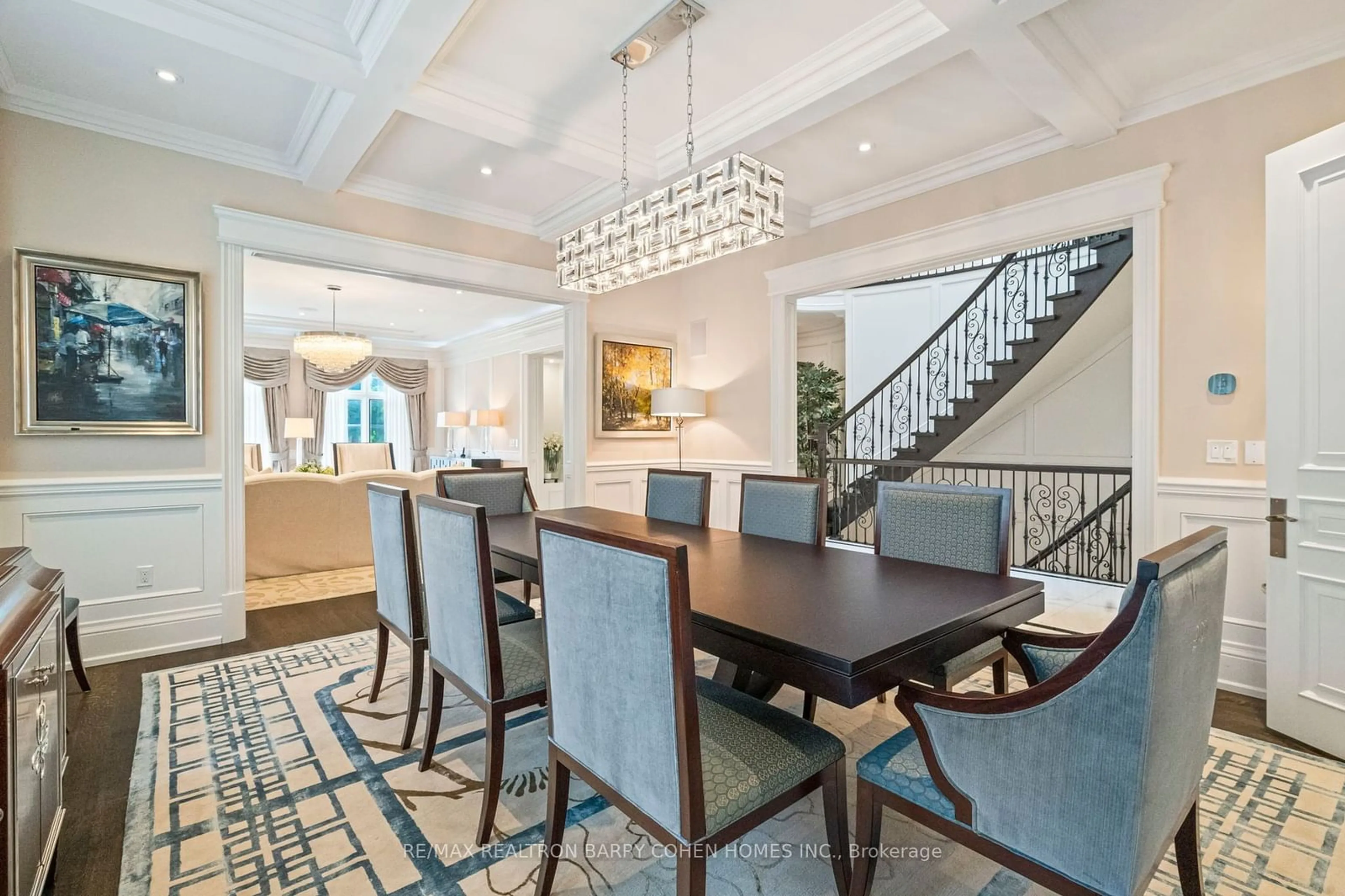 Dining room, wood floors for 32 Truman Rd, Toronto Ontario M2L 2L5