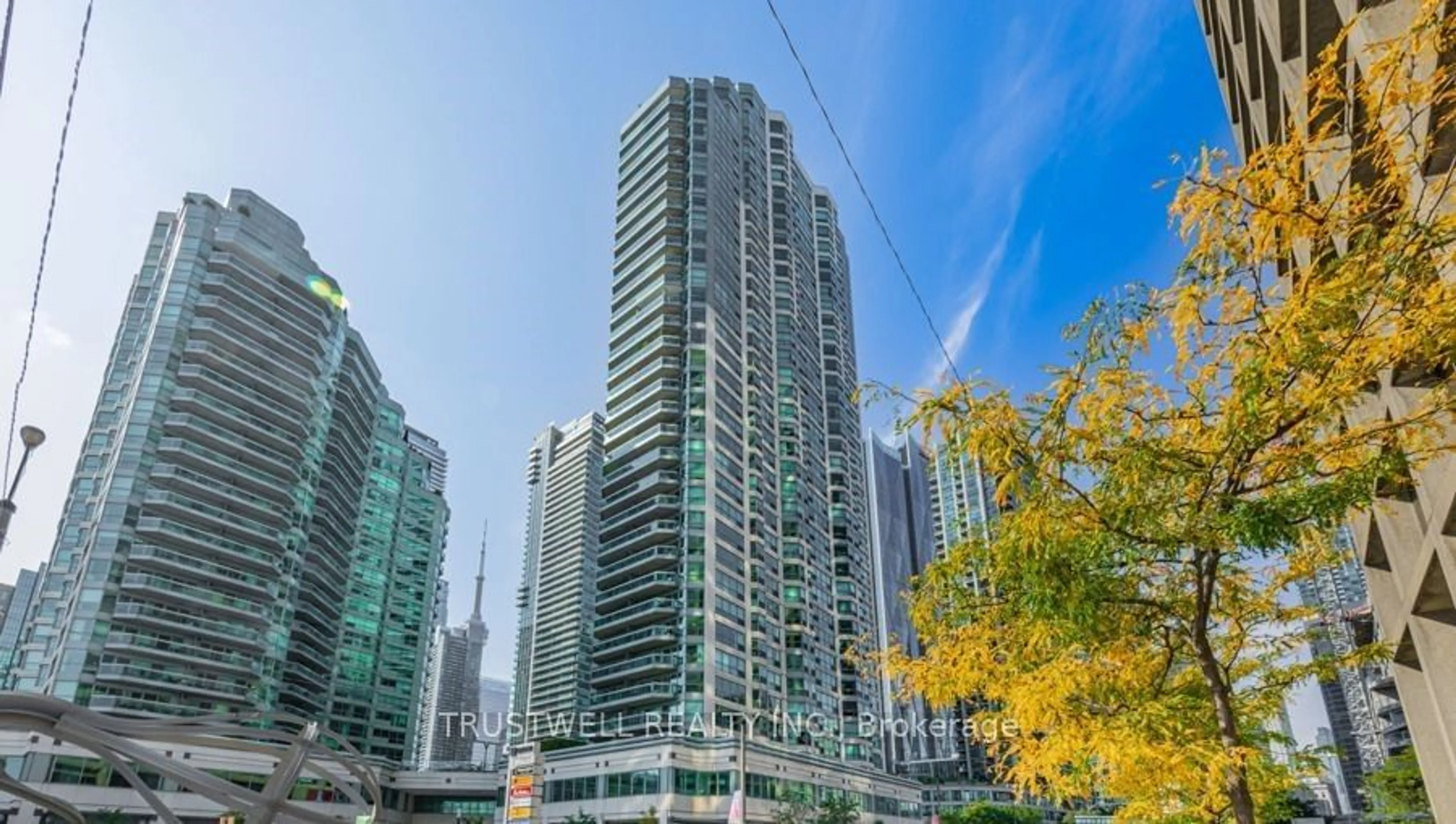 A pic from exterior of the house or condo, the view of city buildings for 10 Yonge St #609, Toronto Ontario M5J 1R4