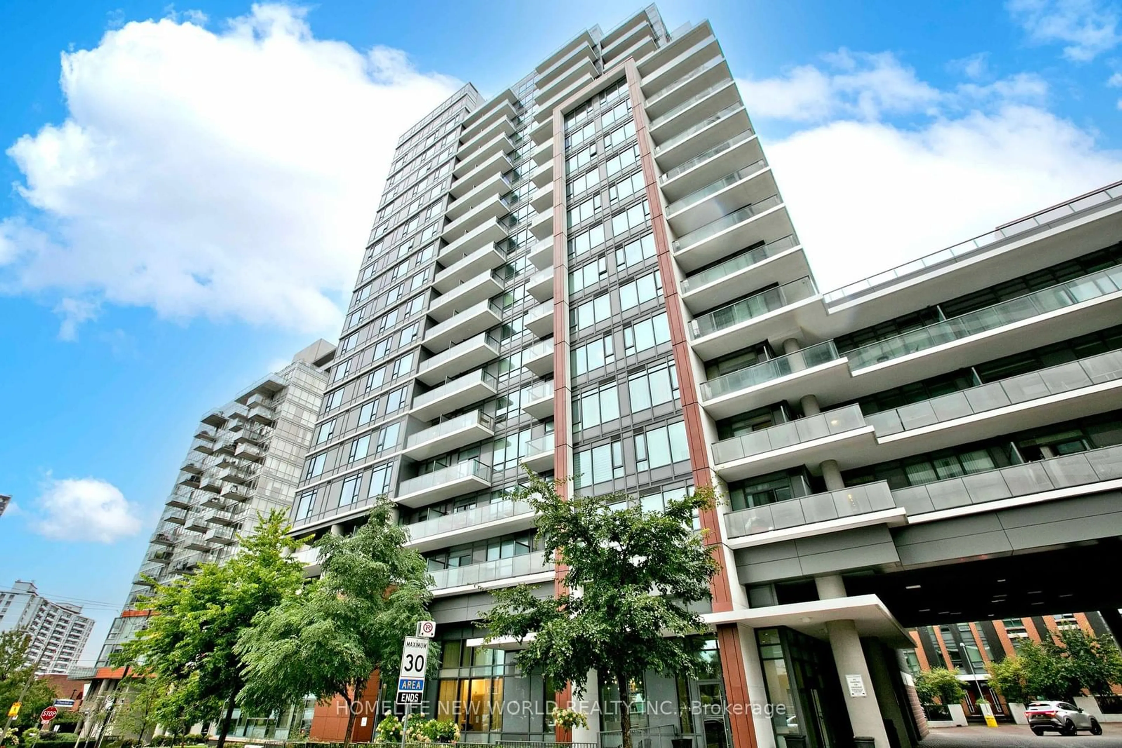 A pic from exterior of the house or condo, the front or back of building for 68 Canterbury Pl #2002, Toronto Ontario M2N 0H8