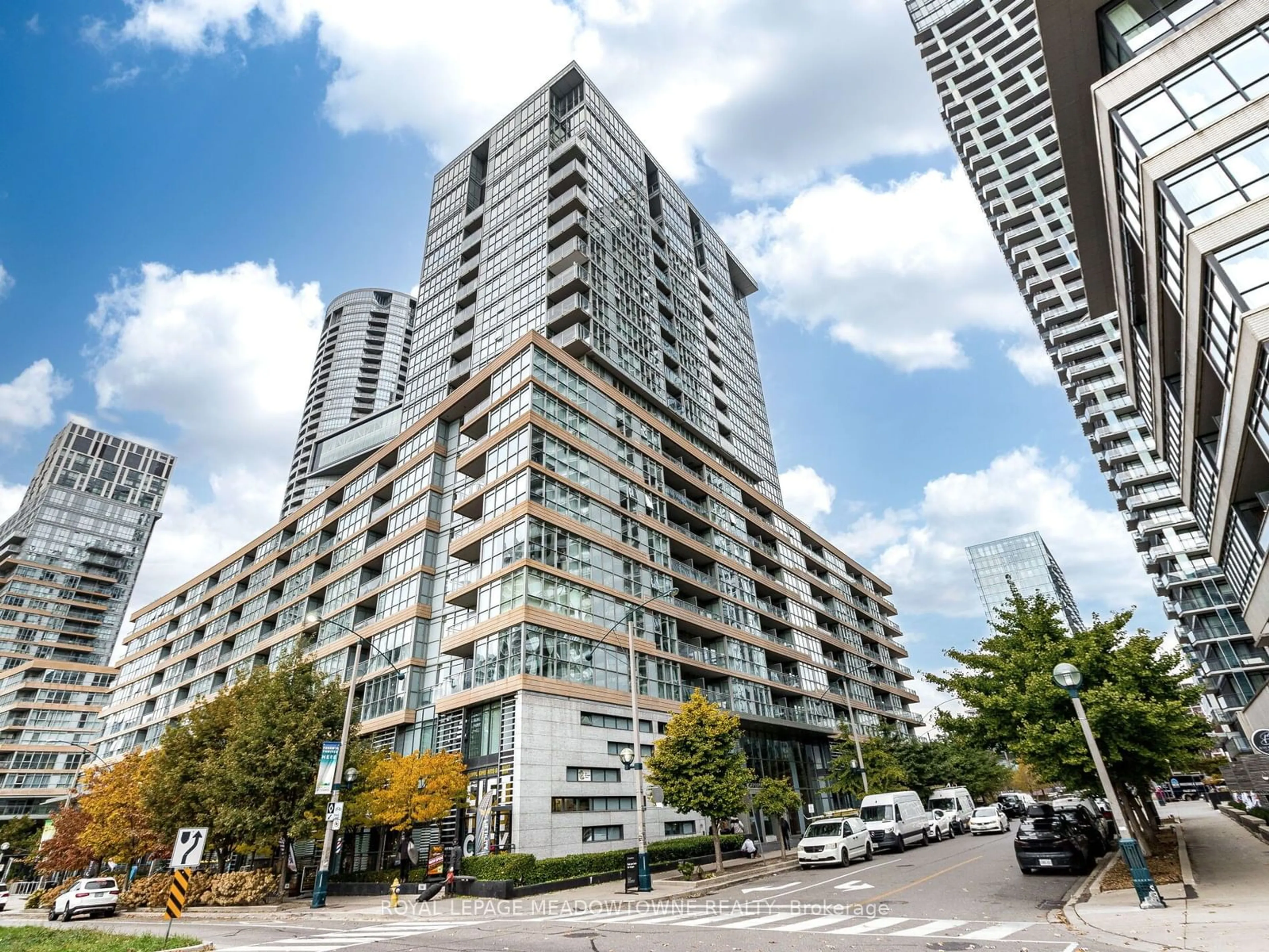 A pic from exterior of the house or condo, the front or back of building for 10 Capreol Crt #305, Toronto Ontario M5V 4B3