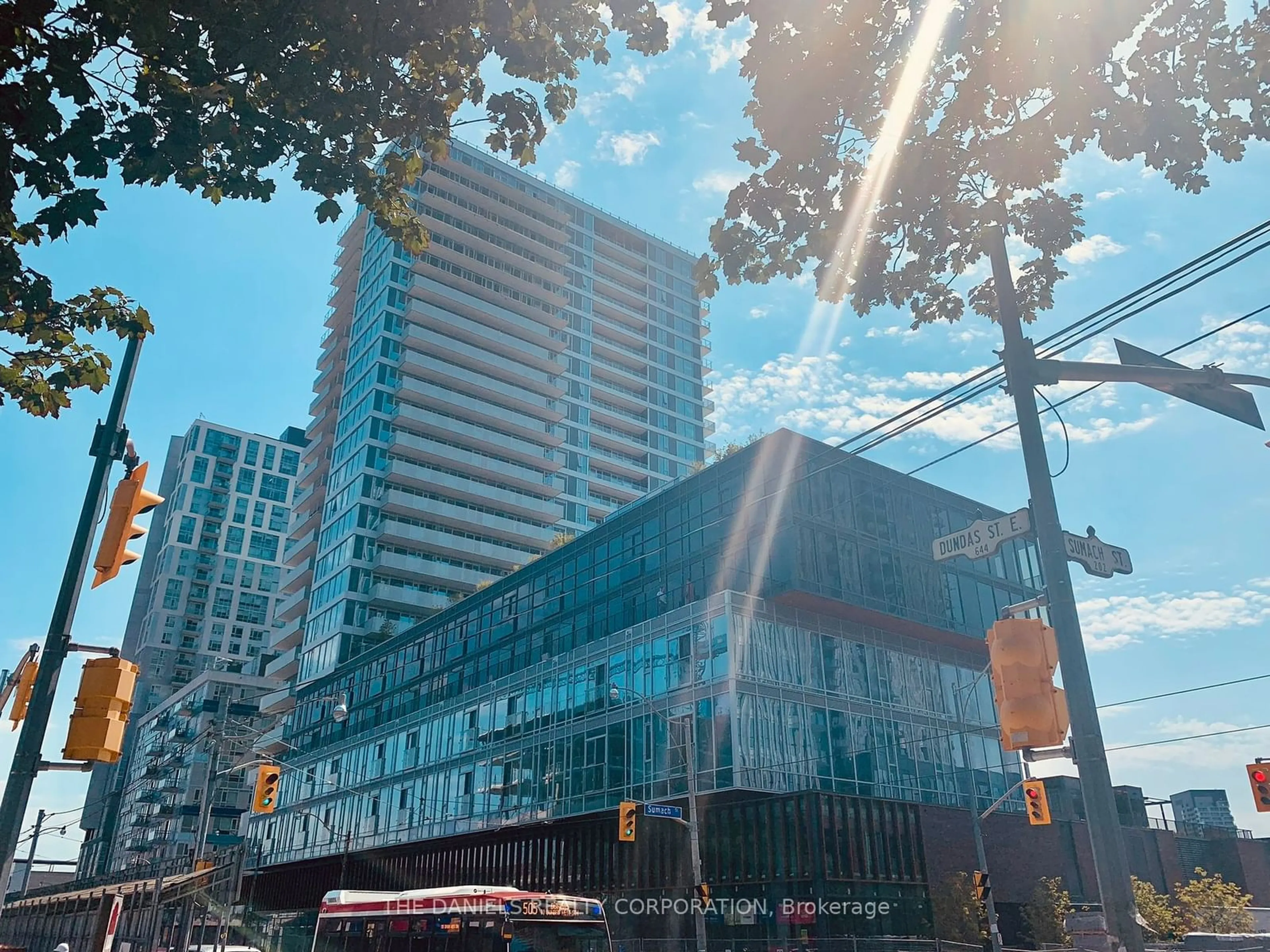 A pic from exterior of the house or condo, the front or back of building for 20 Tubman Avenue Ave #2001, Toronto Ontario M5A 0M8