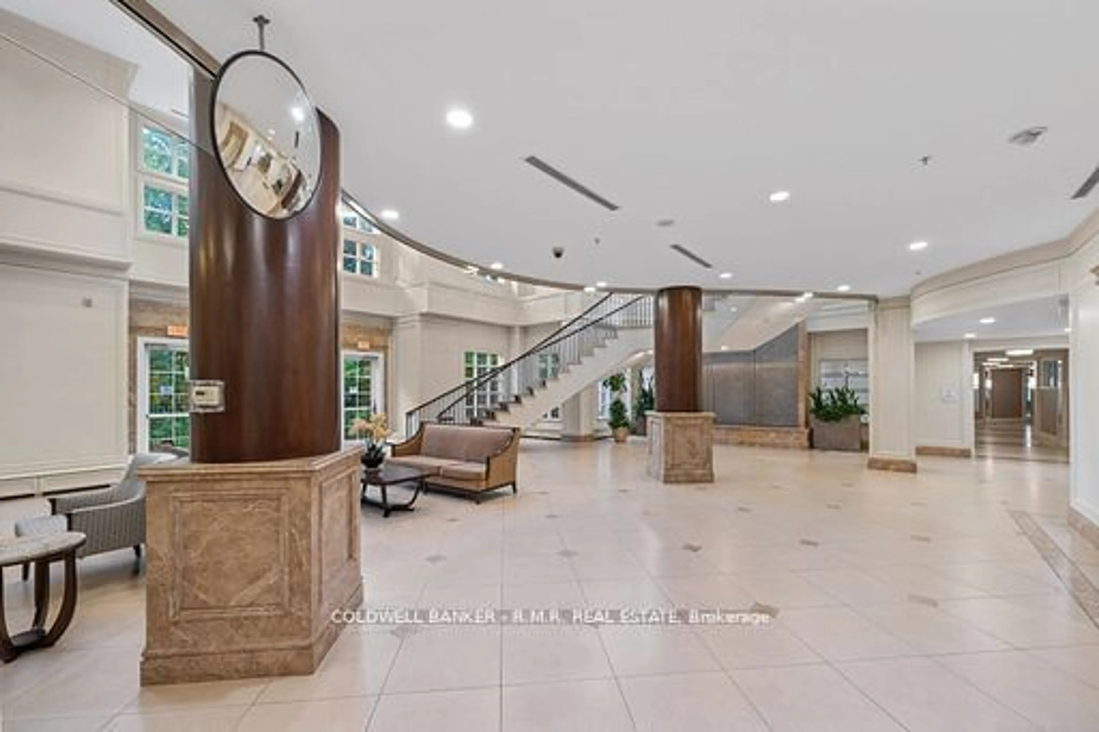 Indoor lobby, ceramic floors for 20 Bloorview Pl #704, Toronto Ontario M2J 0A6