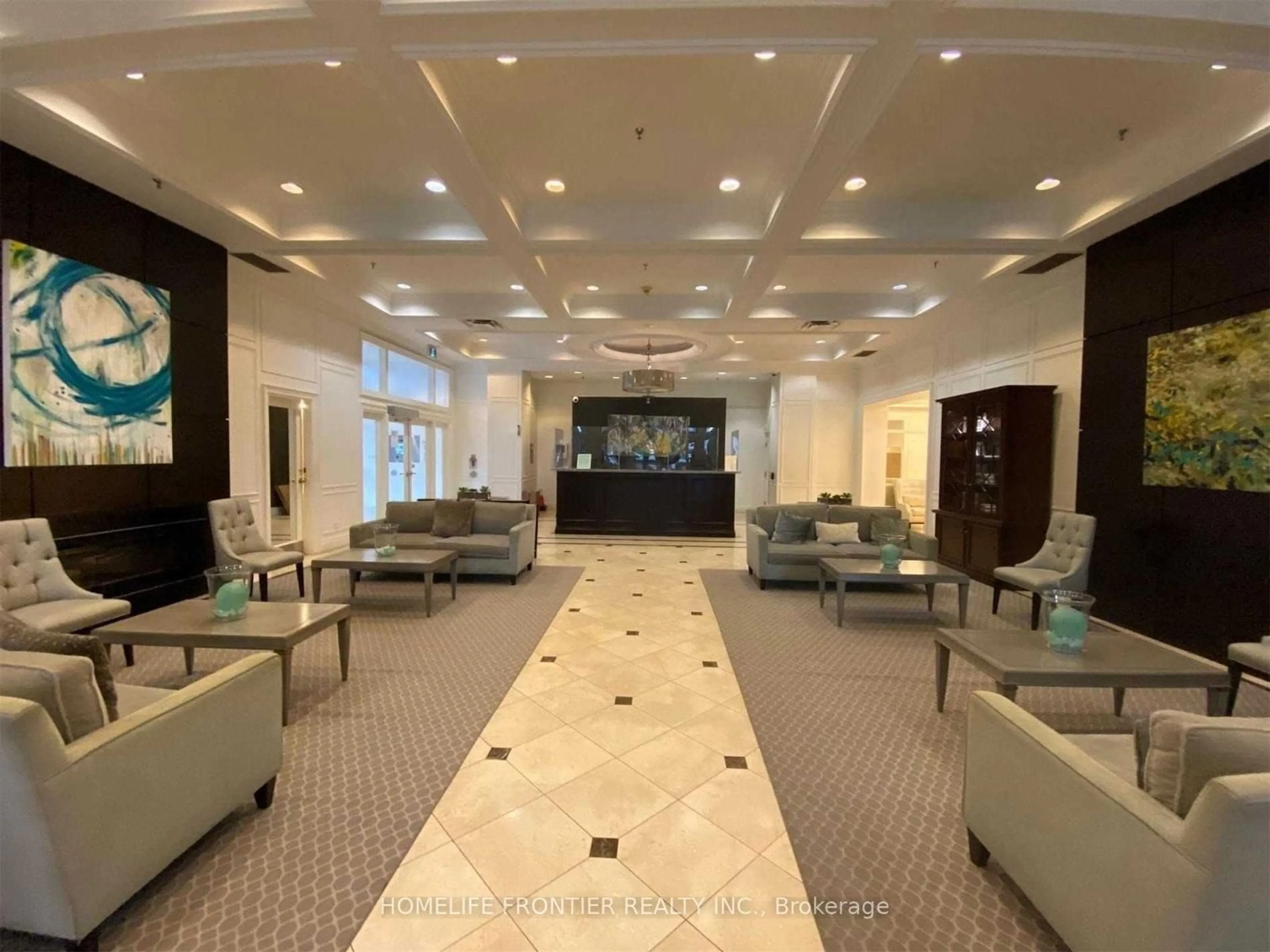 Indoor lobby, carpet floors for 33 Empress Ave #502, Toronto Ontario M2N 6Y7