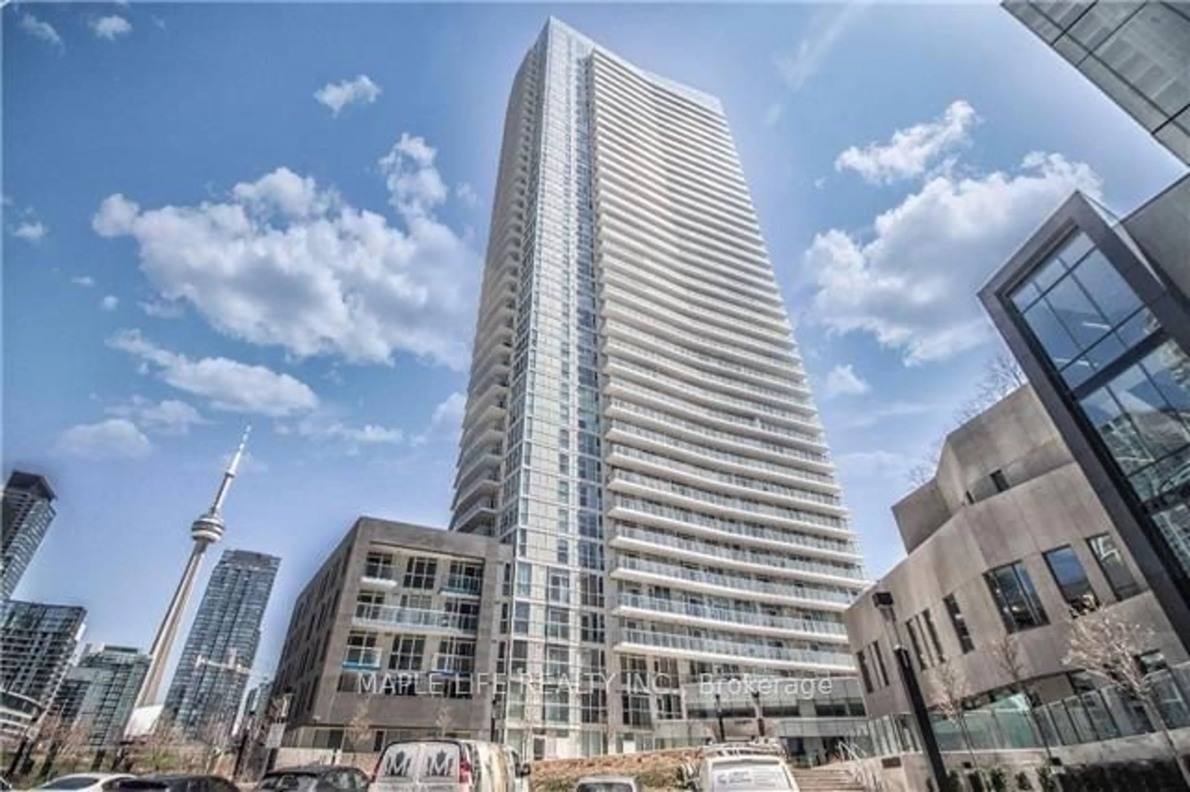 A pic from exterior of the house or condo, the front or back of building for 75 Queens Wharf Rd #805, Toronto Ontario M5V 0J8