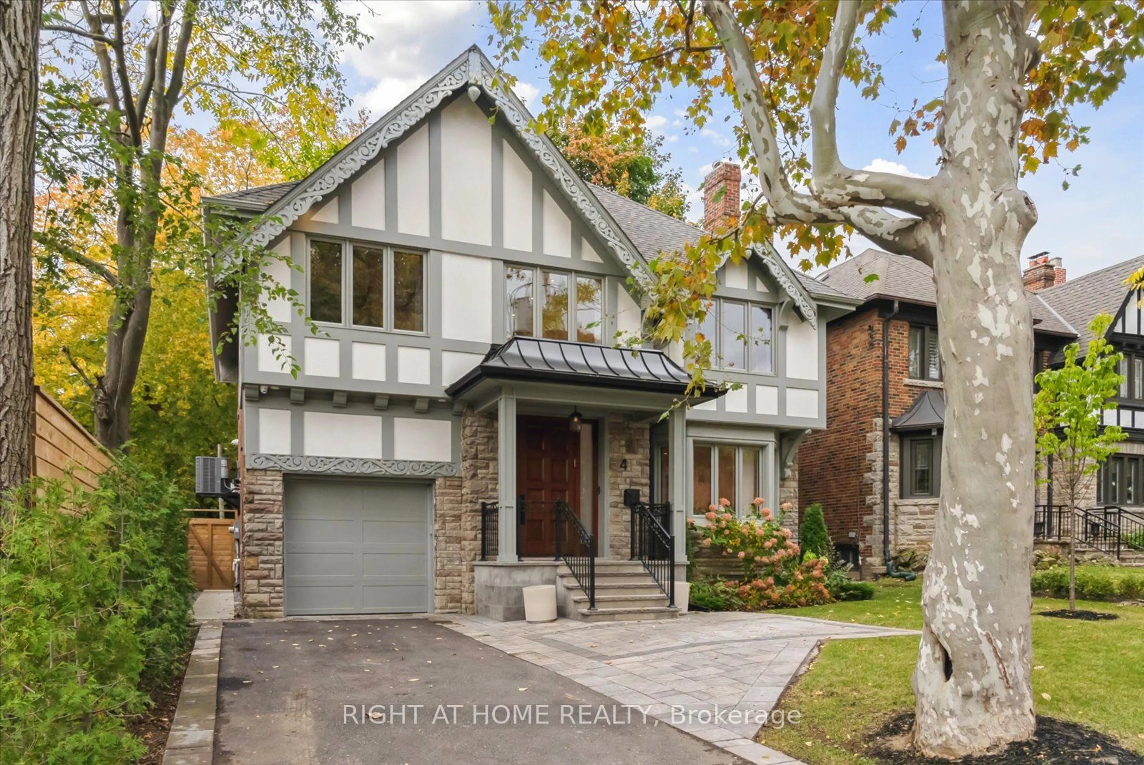 Home with brick exterior material for 4 Old Park Rd, Toronto Ontario M6C 3H3