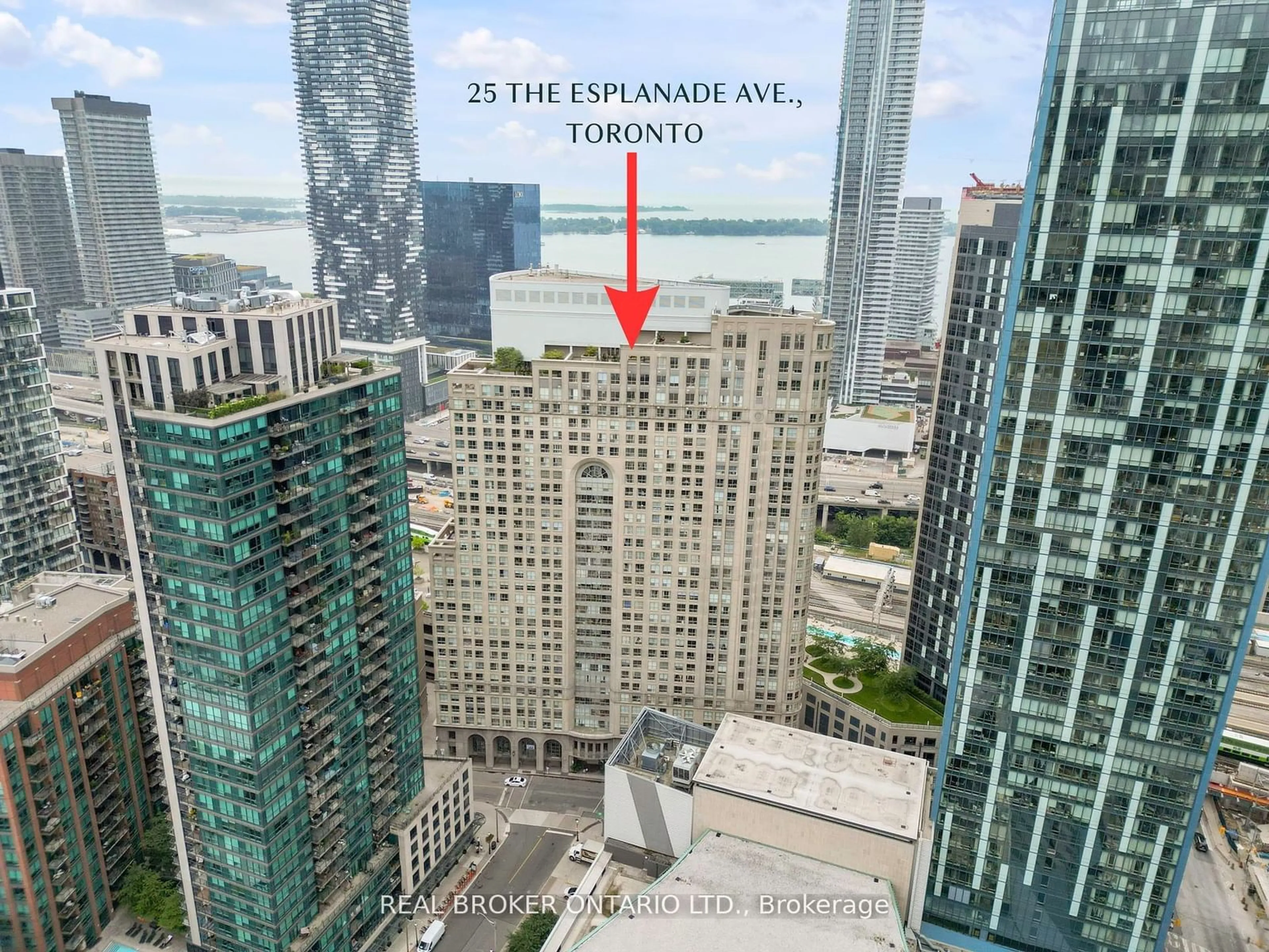 A pic from exterior of the house or condo, the street view for 25 The Esplanade #2113, Toronto Ontario M5E 1W5