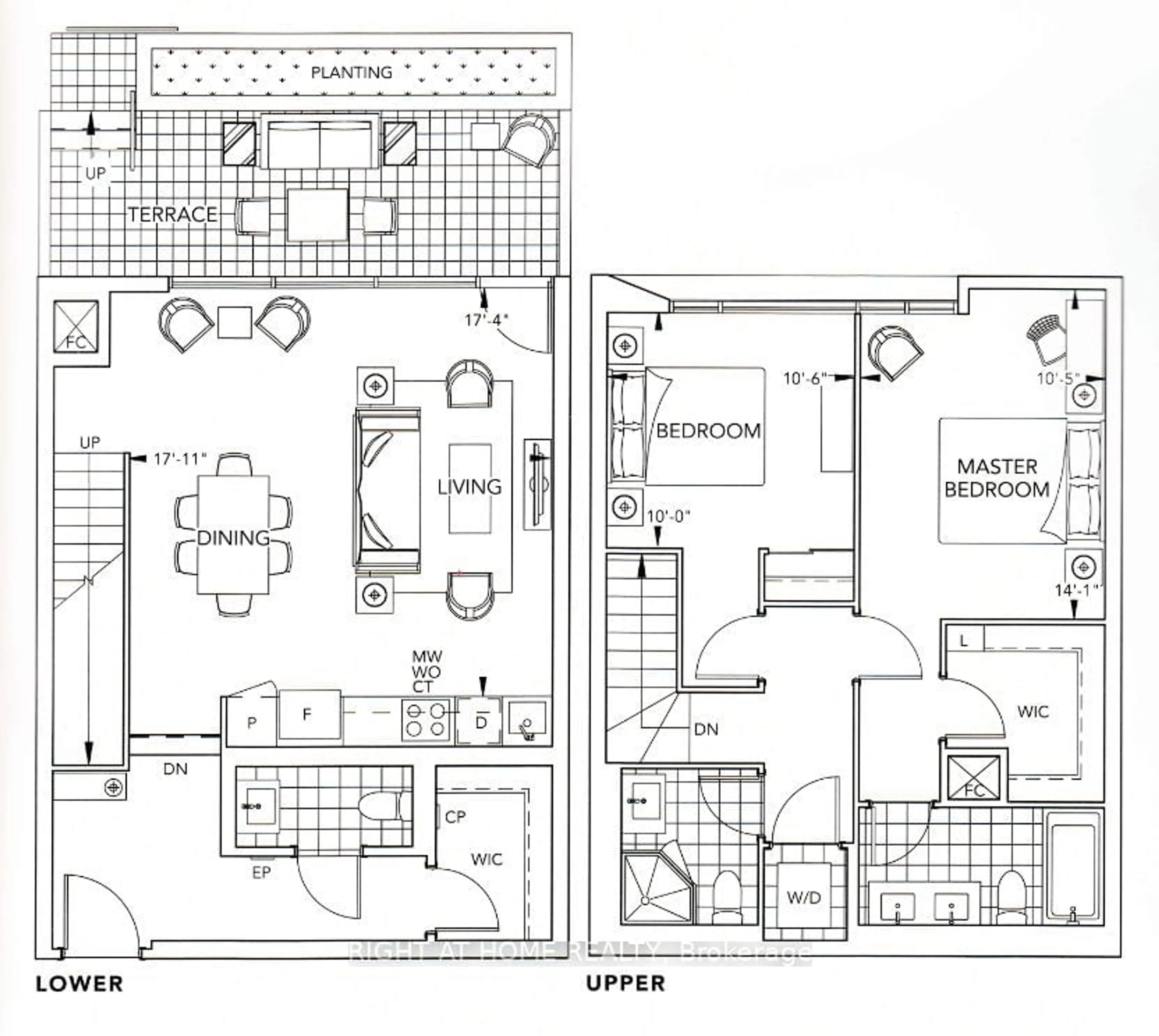 Floor plan for 80 Vanauley St #110, Toronto Ontario M5T 0C9