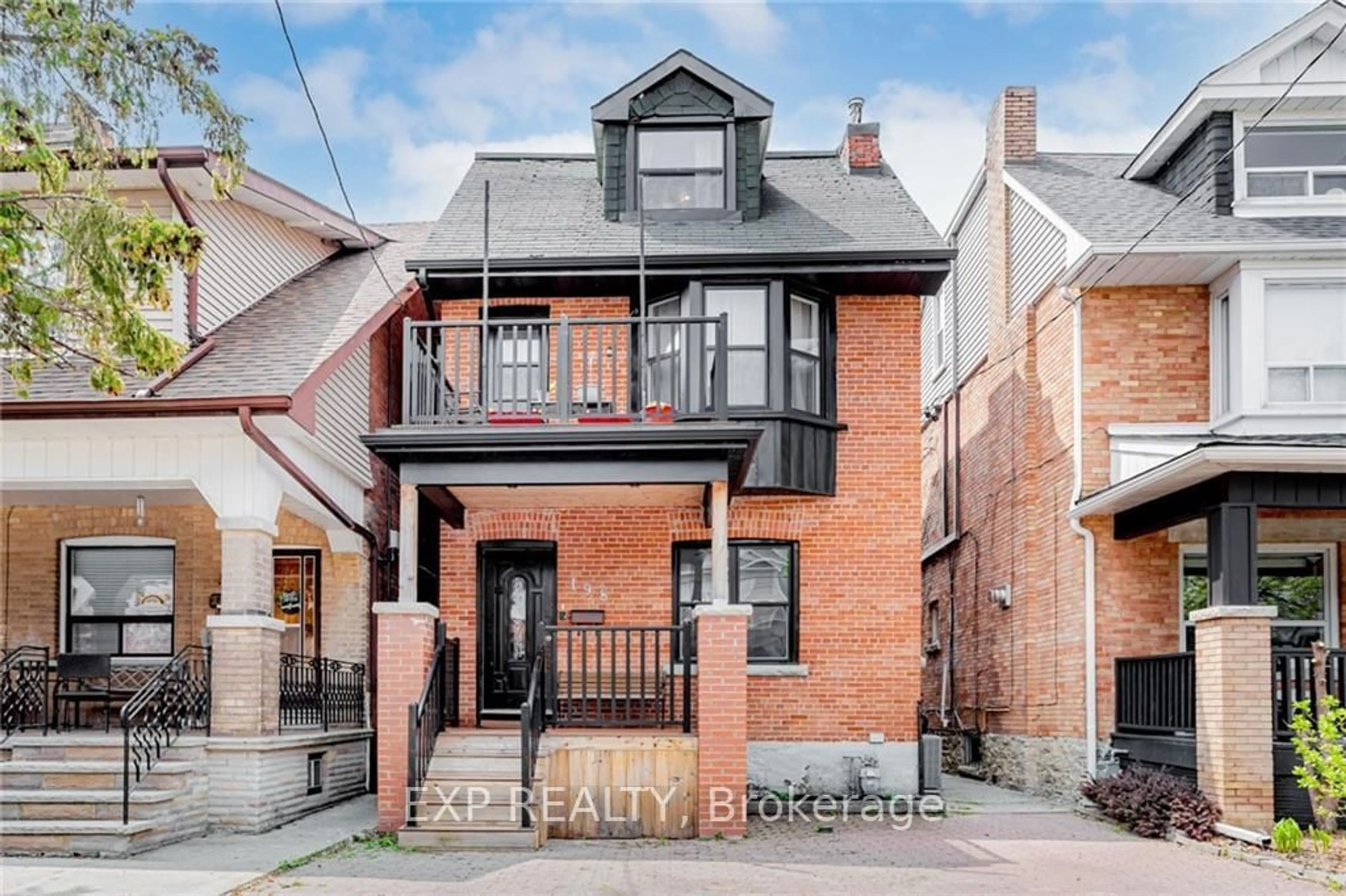 Home with brick exterior material for 198 LAUDER Ave, Toronto Ontario M6E 3H4