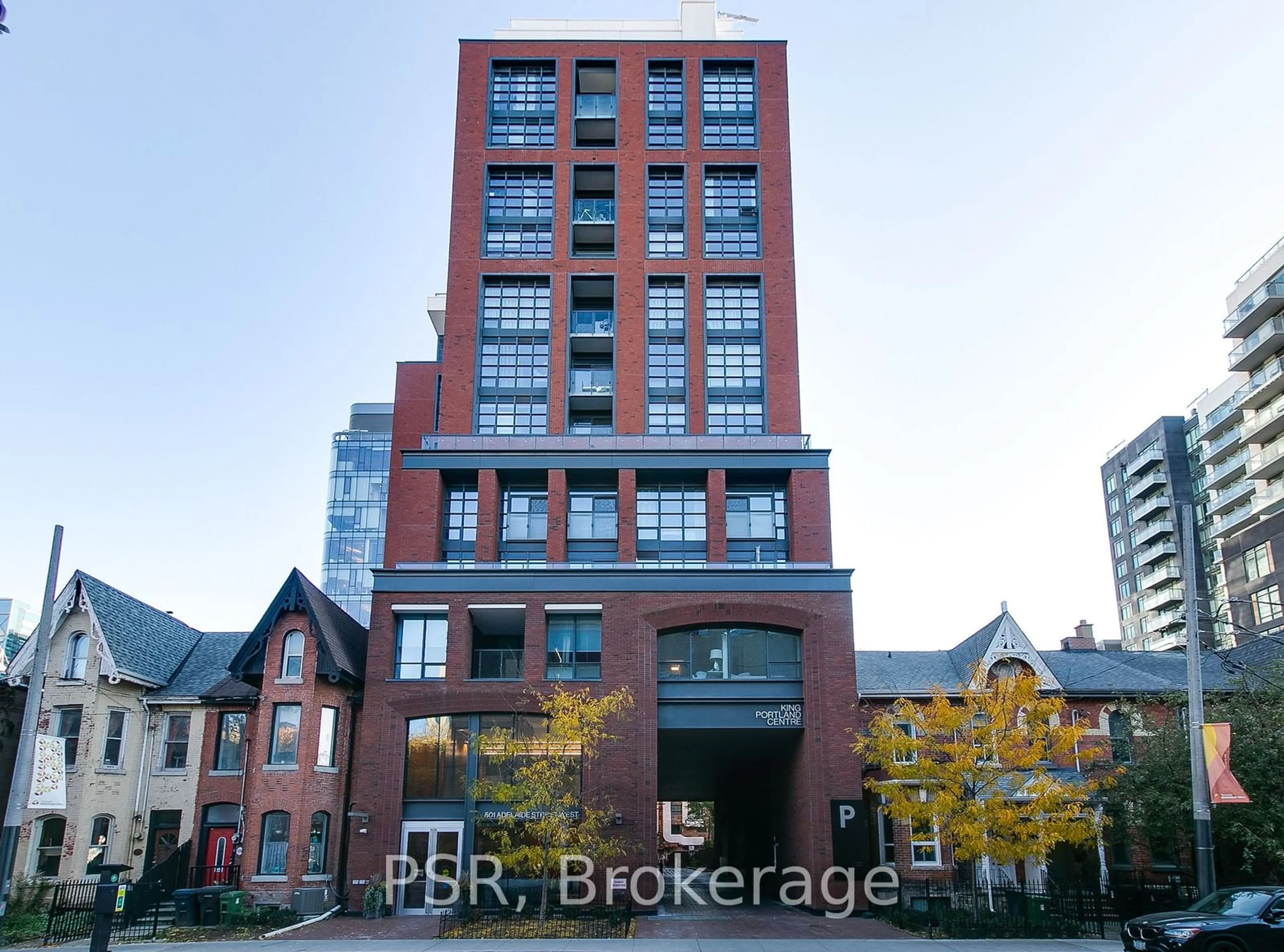 A pic from exterior of the house or condo, the front or back of building for 501 Adelaide St #1001, Toronto Ontario M5V 0R3