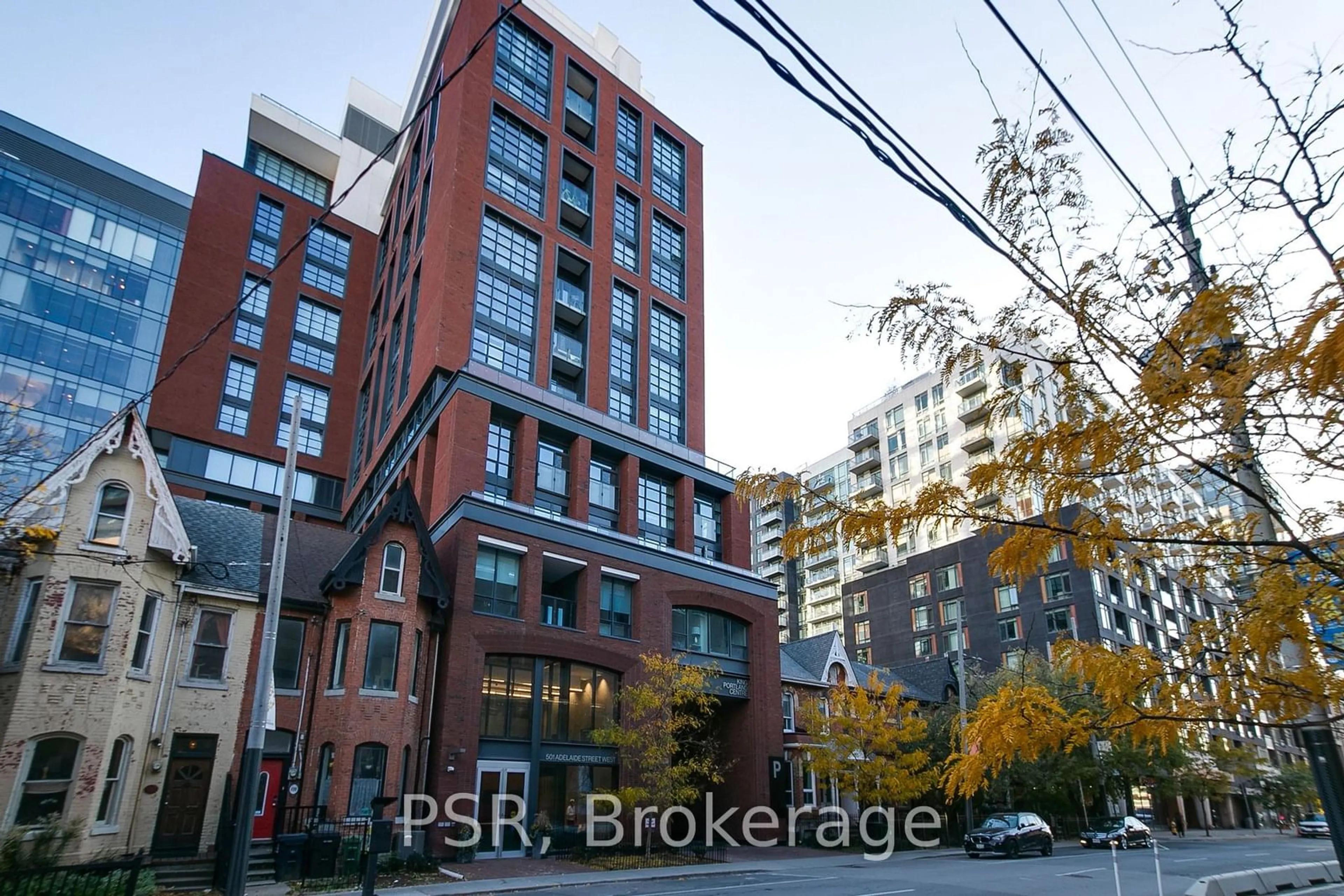 A pic from exterior of the house or condo, the front or back of building for 501 Adelaide St #1001, Toronto Ontario M5V 0R3