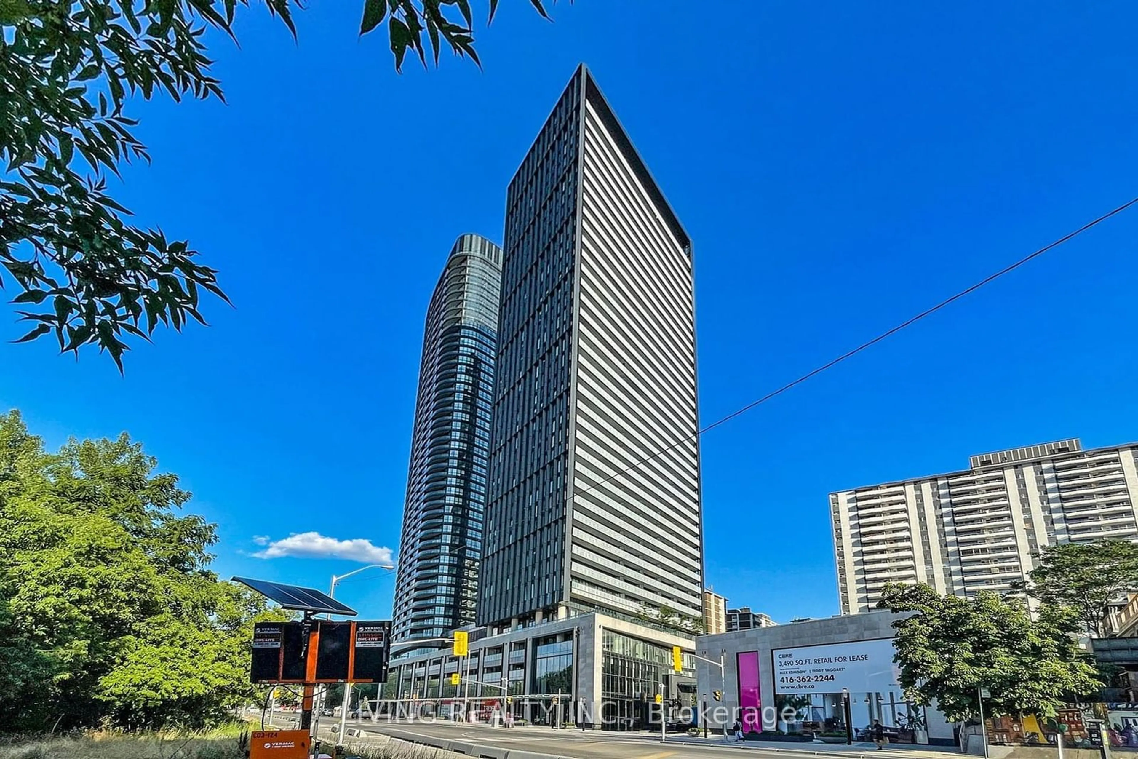 A pic from exterior of the house or condo, the front or back of building for 575 Bloor St #1202, Toronto Ontario M4W 0B2