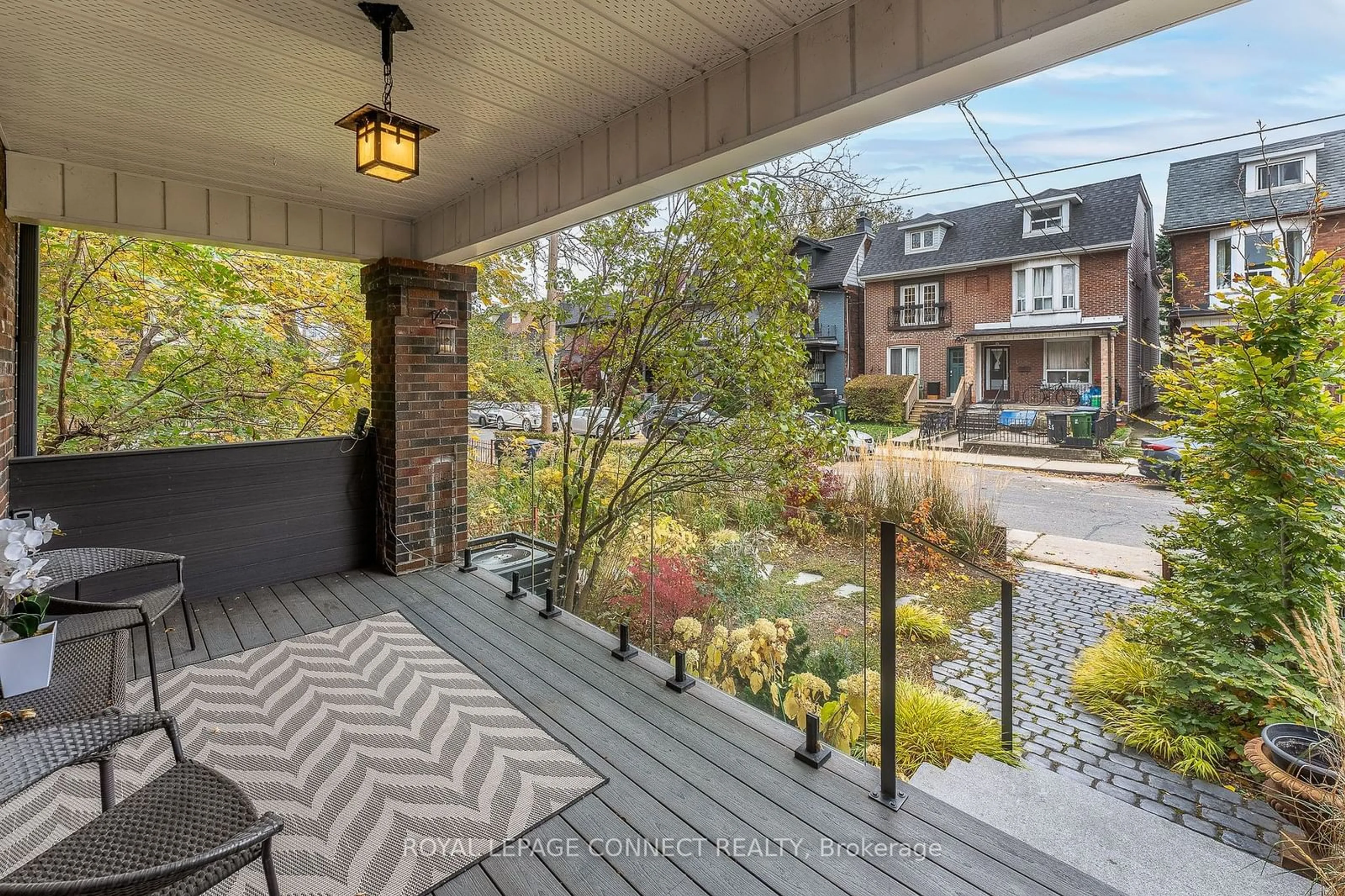 Patio, the fenced backyard for 127 Bellwoods Ave, Toronto Ontario M6J 2P6