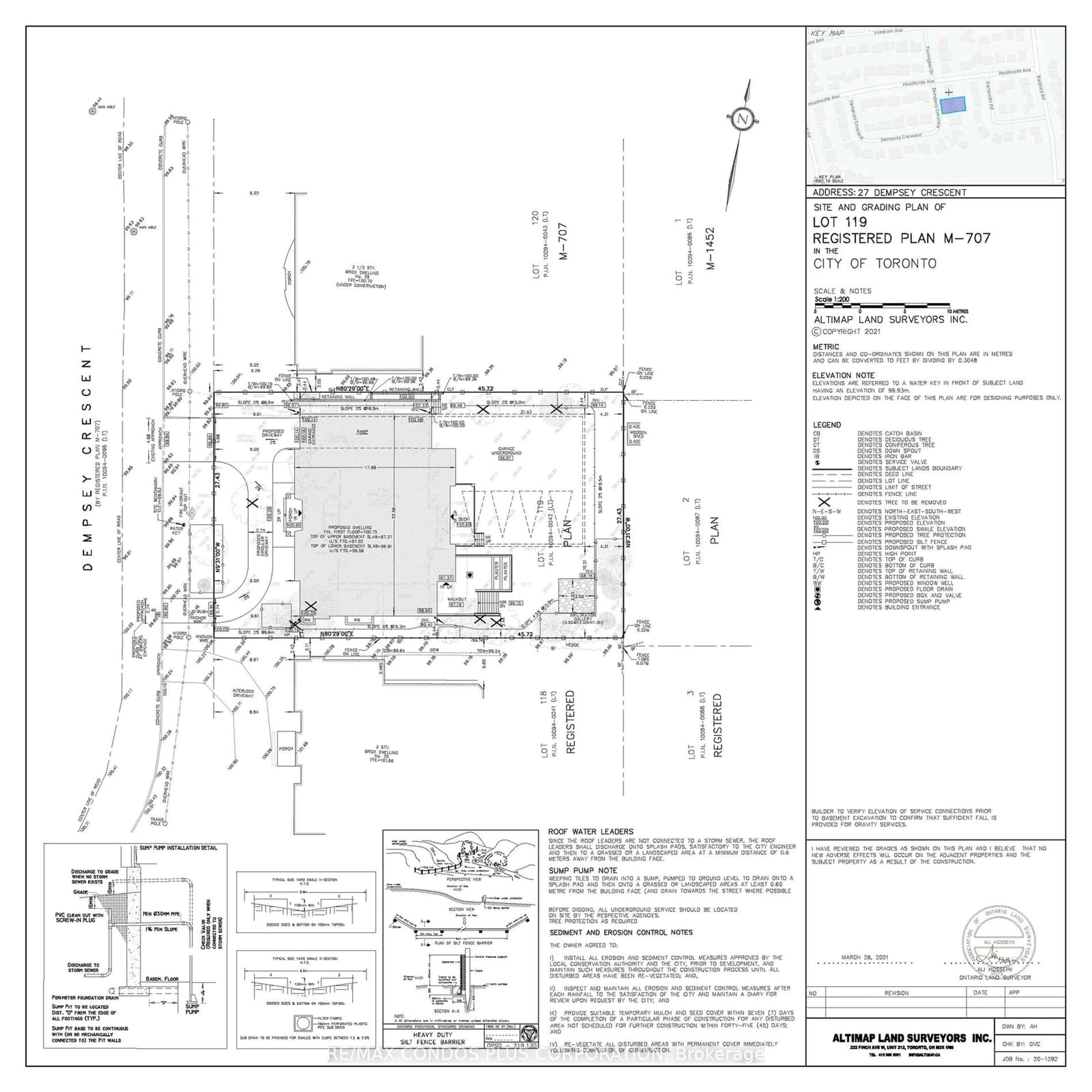 Floor plan for 27 Dempsey Cres, Toronto Ontario M2L 1Y4