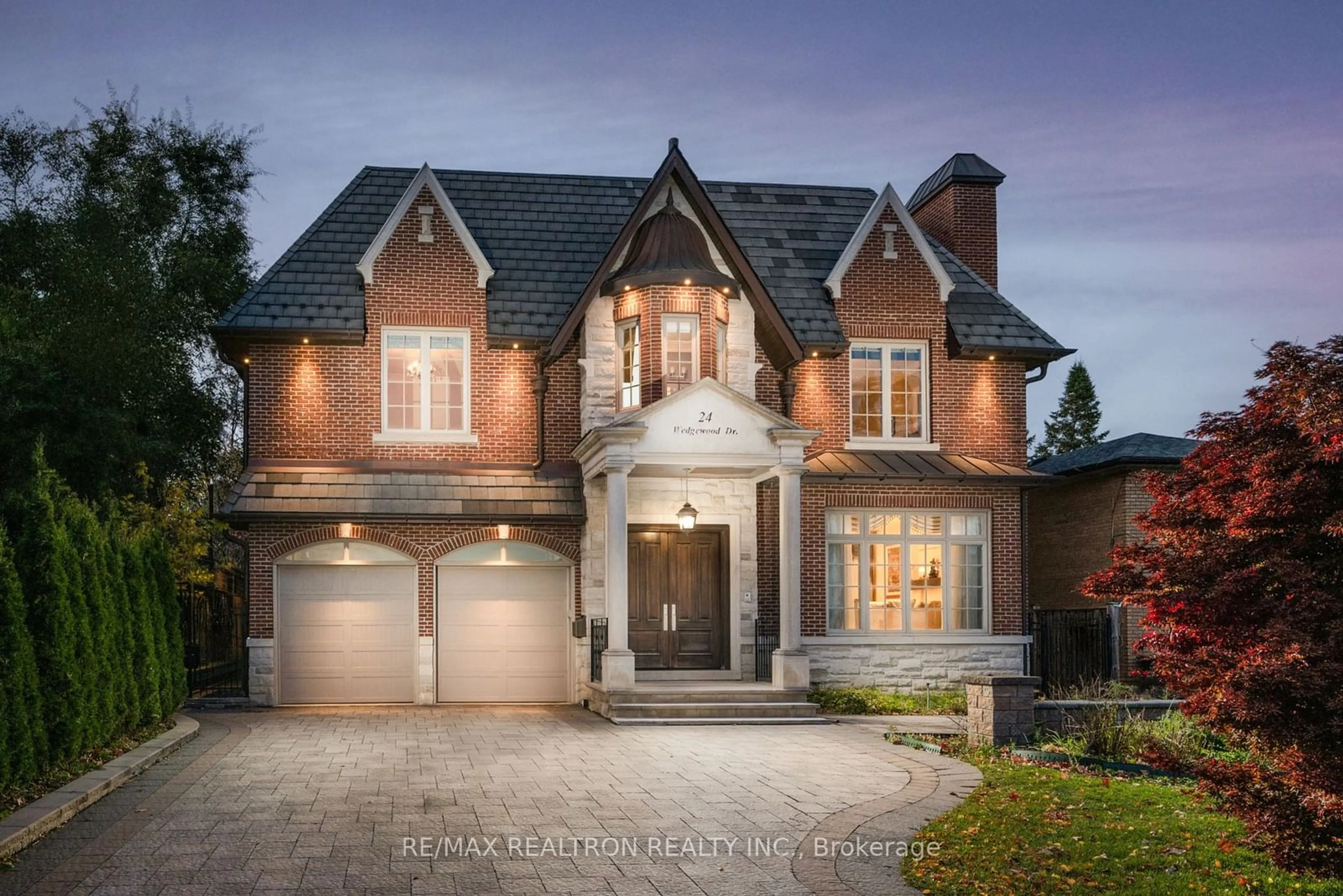 Home with brick exterior material for 24 Wedgewood Dr, Toronto Ontario M2M 2H3