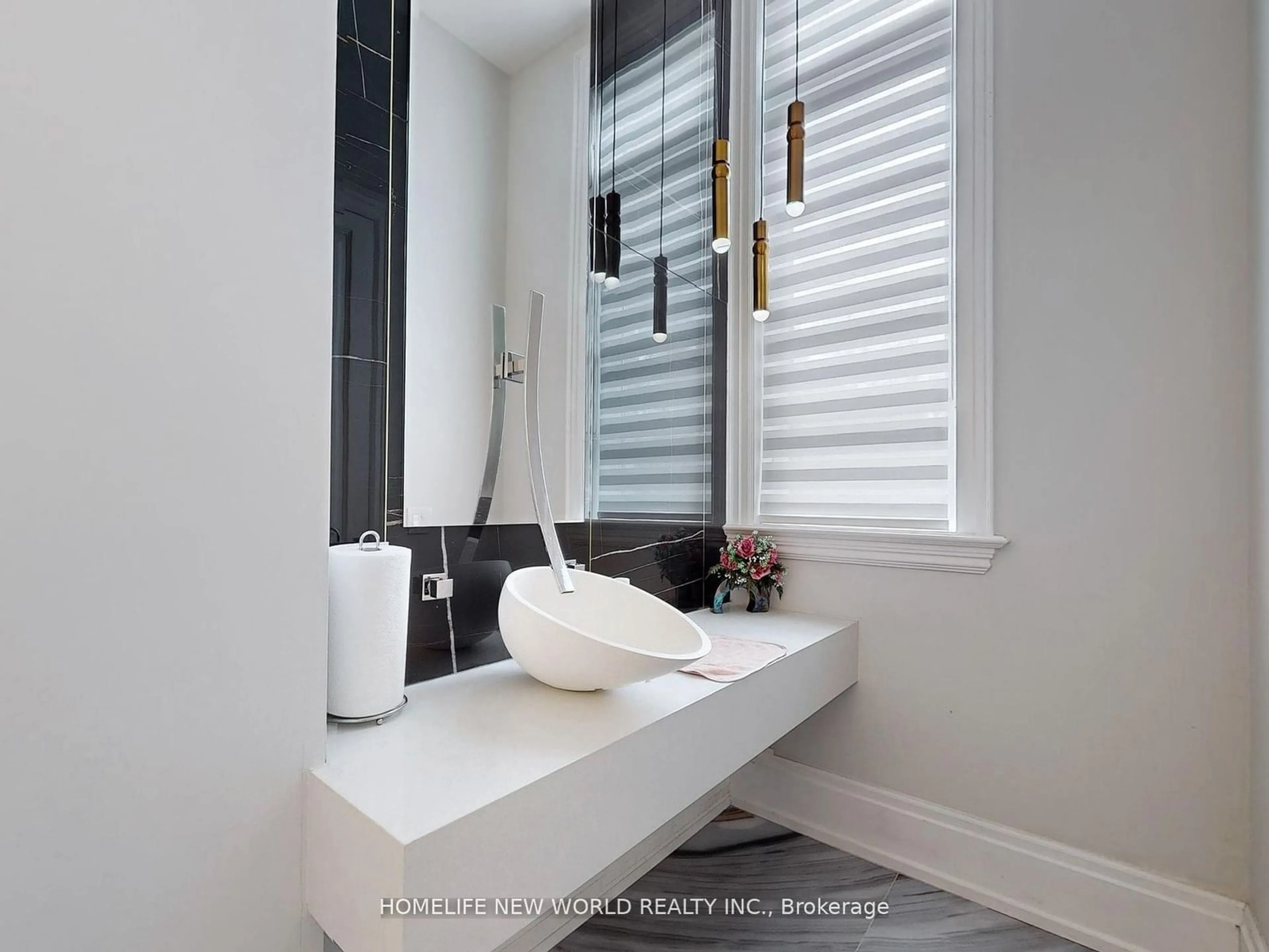 Contemporary bathroom, ceramic floors for 41 Glentworth Rd, Toronto Ontario M2J 2E7