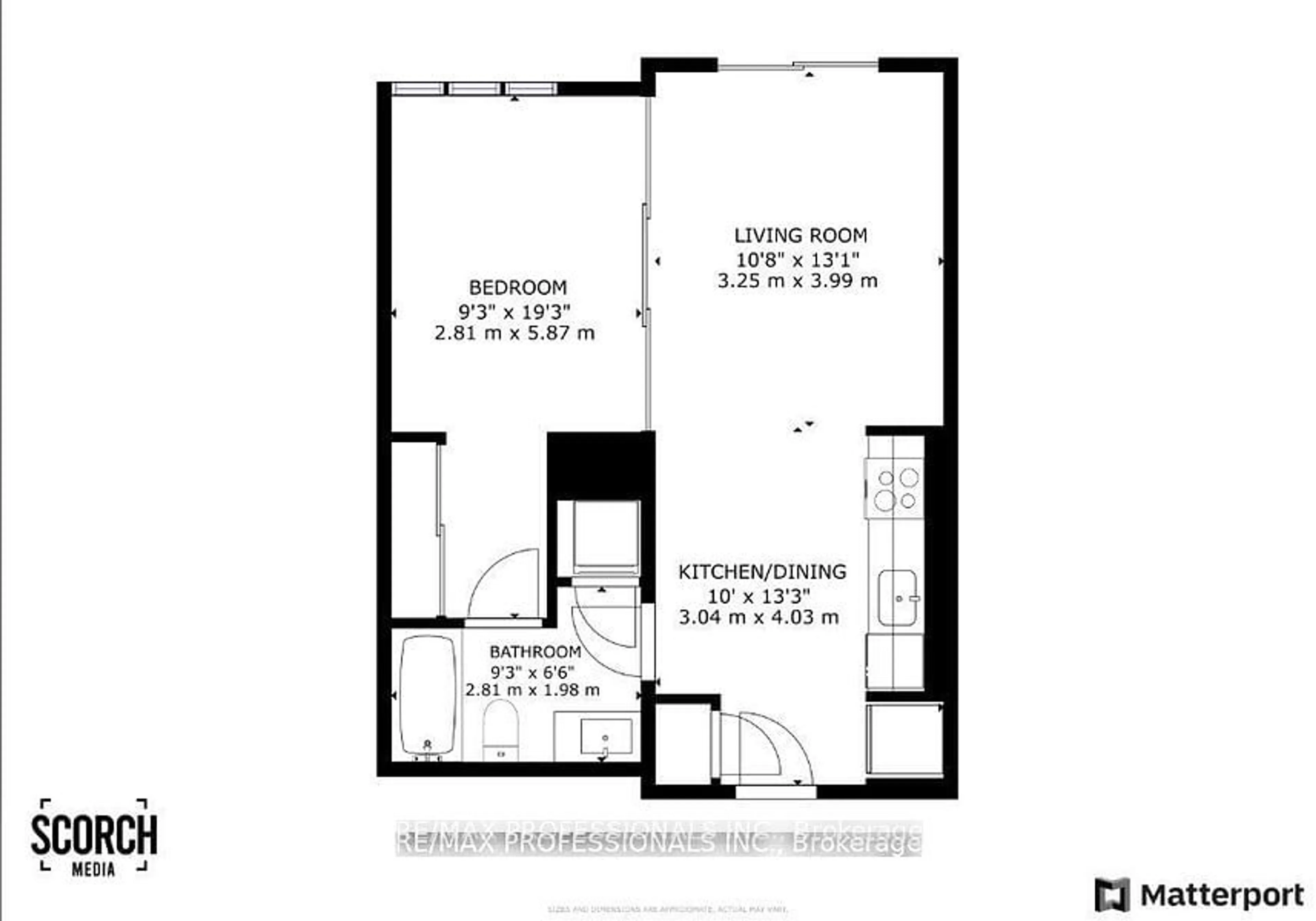 Floor plan for 85 Queens Wharf Rd #4211, Toronto Ontario M5V 0J9