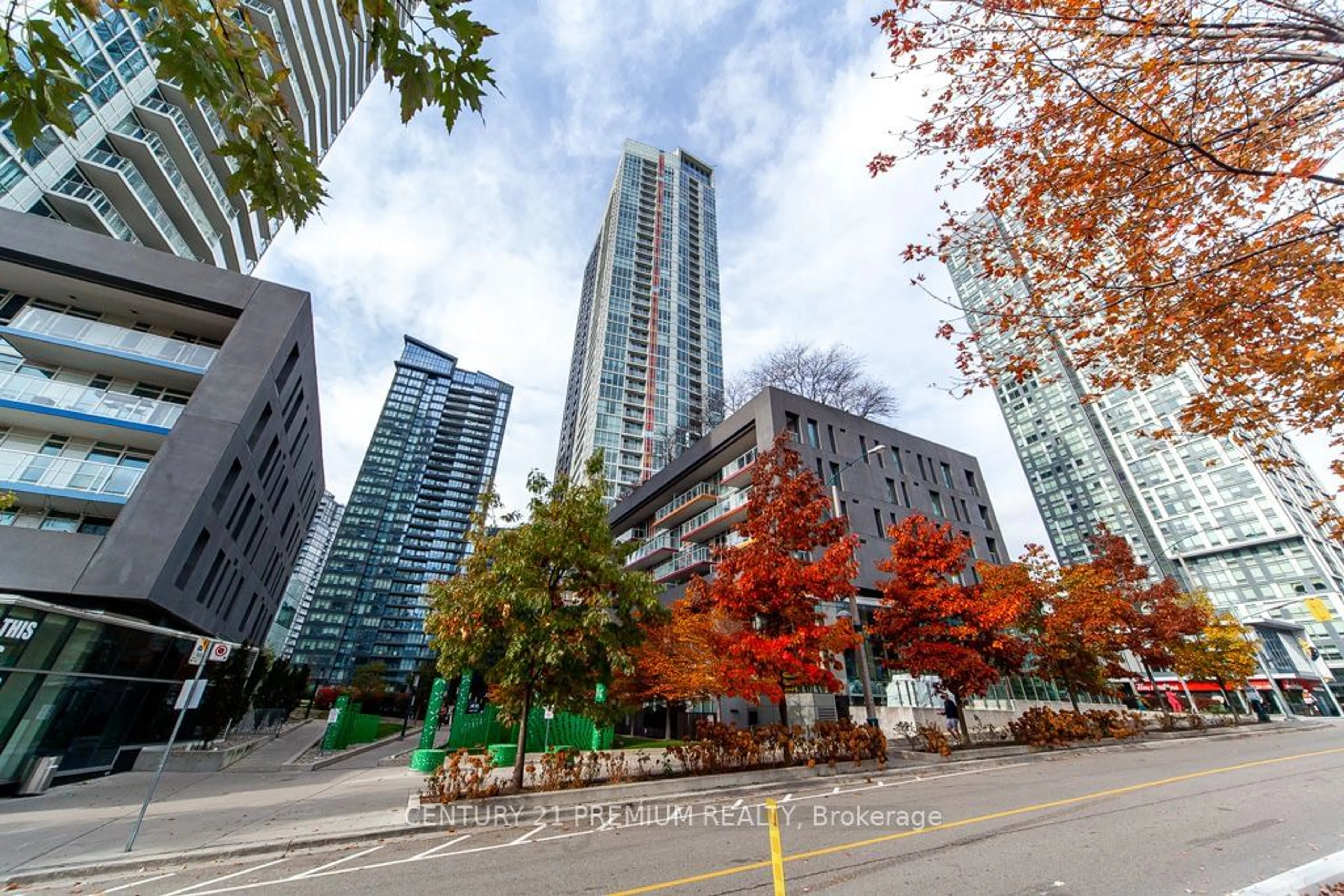 A pic from exterior of the house or condo, the street view for 85 Queens Wharf Rd #1703, Toronto Ontario M5V 0J9