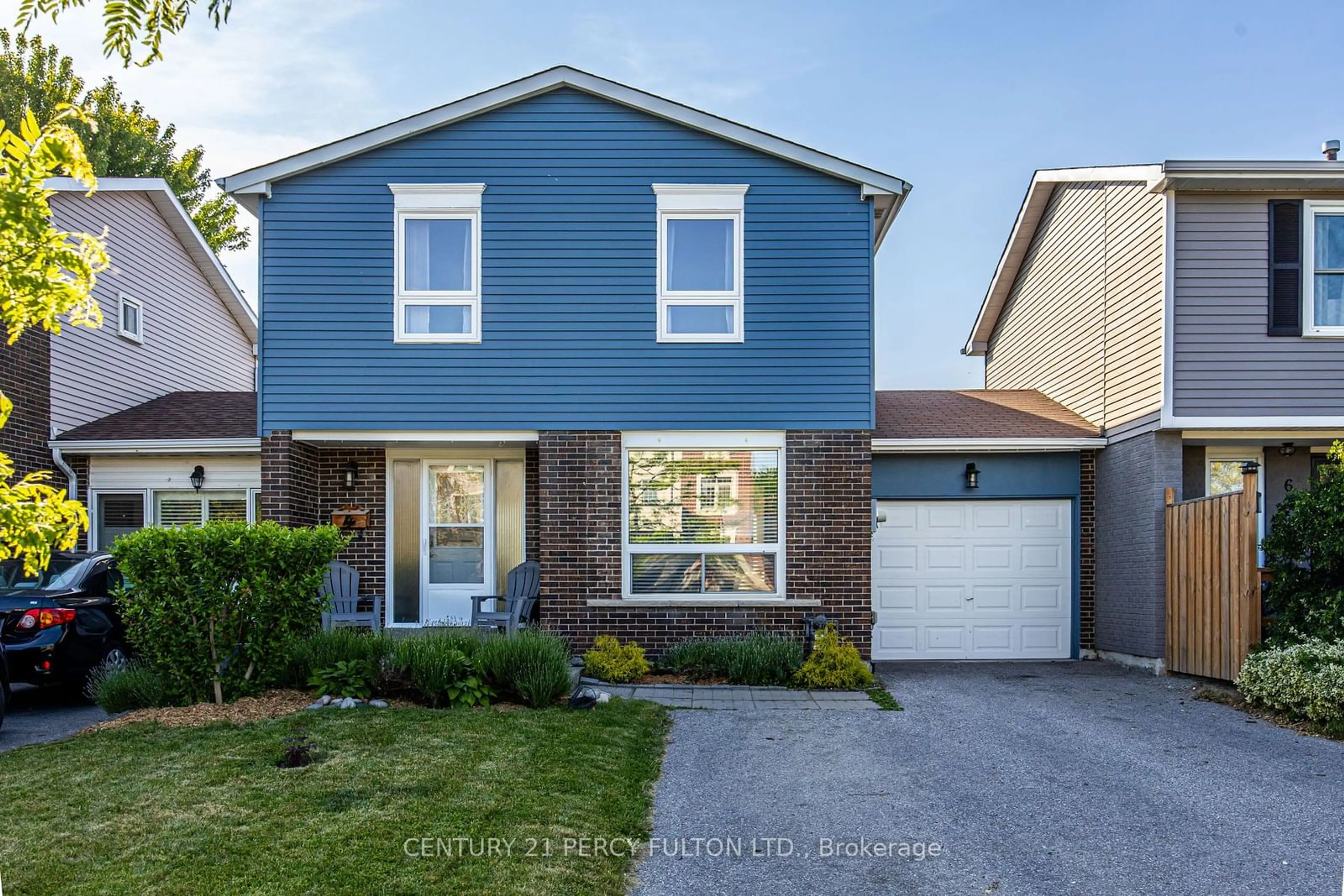 Frontside or backside of a home, the street view for 4 Burden Cres, Ajax Ontario L1S 3T8