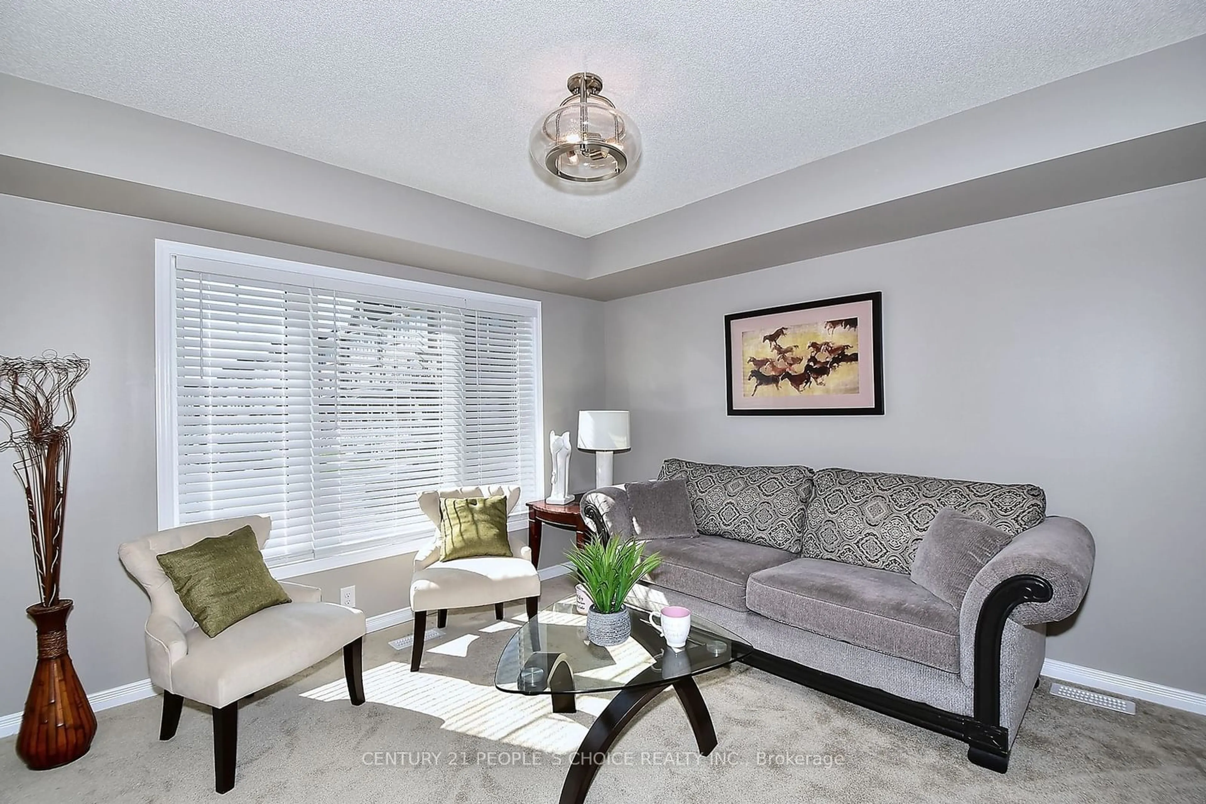 Living room, carpet floors for 13 Devineridge Ave, Ajax Ontario L1Z 0T1