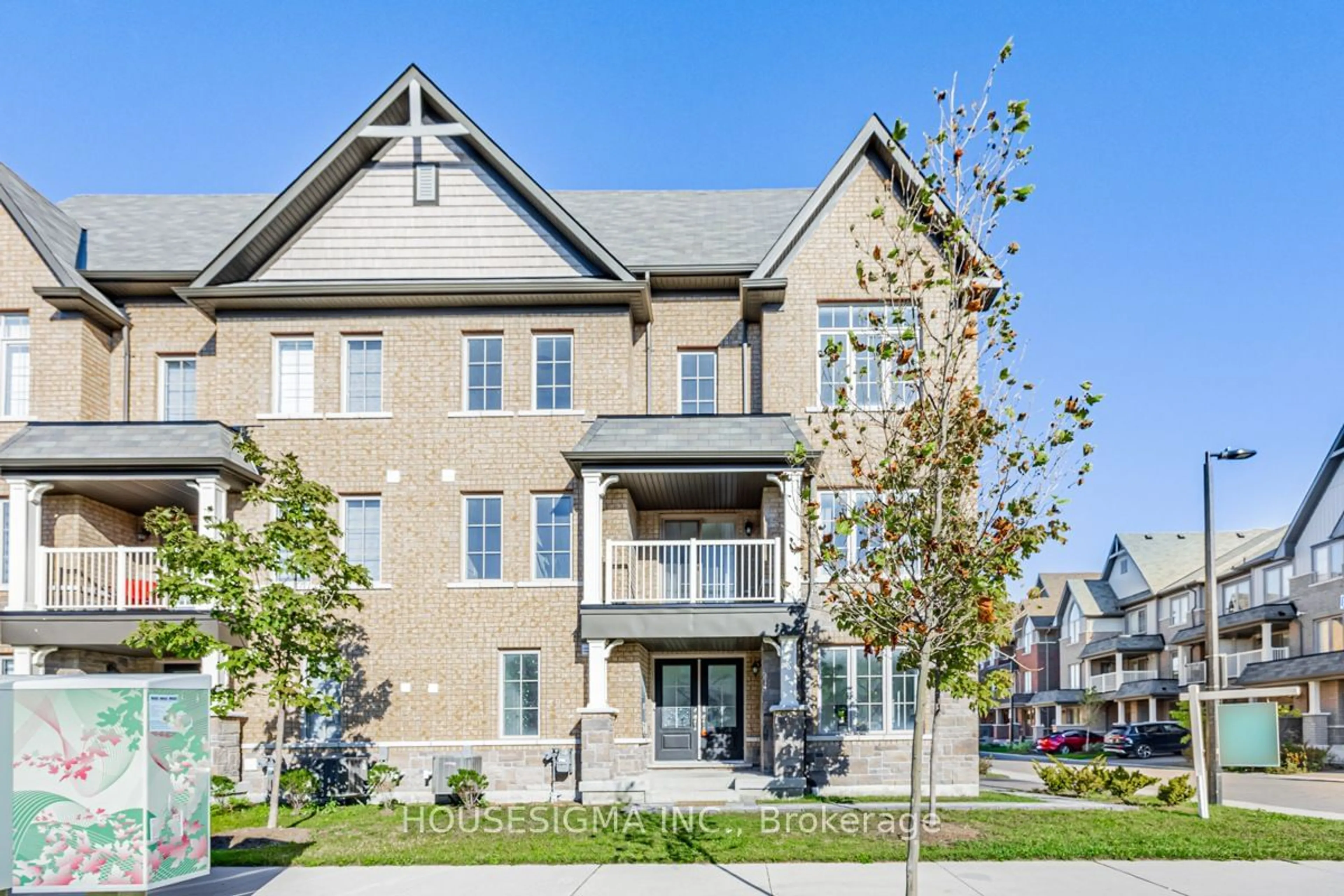 A pic from exterior of the house or condo, the street view for 43 Amulet Way, Whitby Ontario L1R 0R5