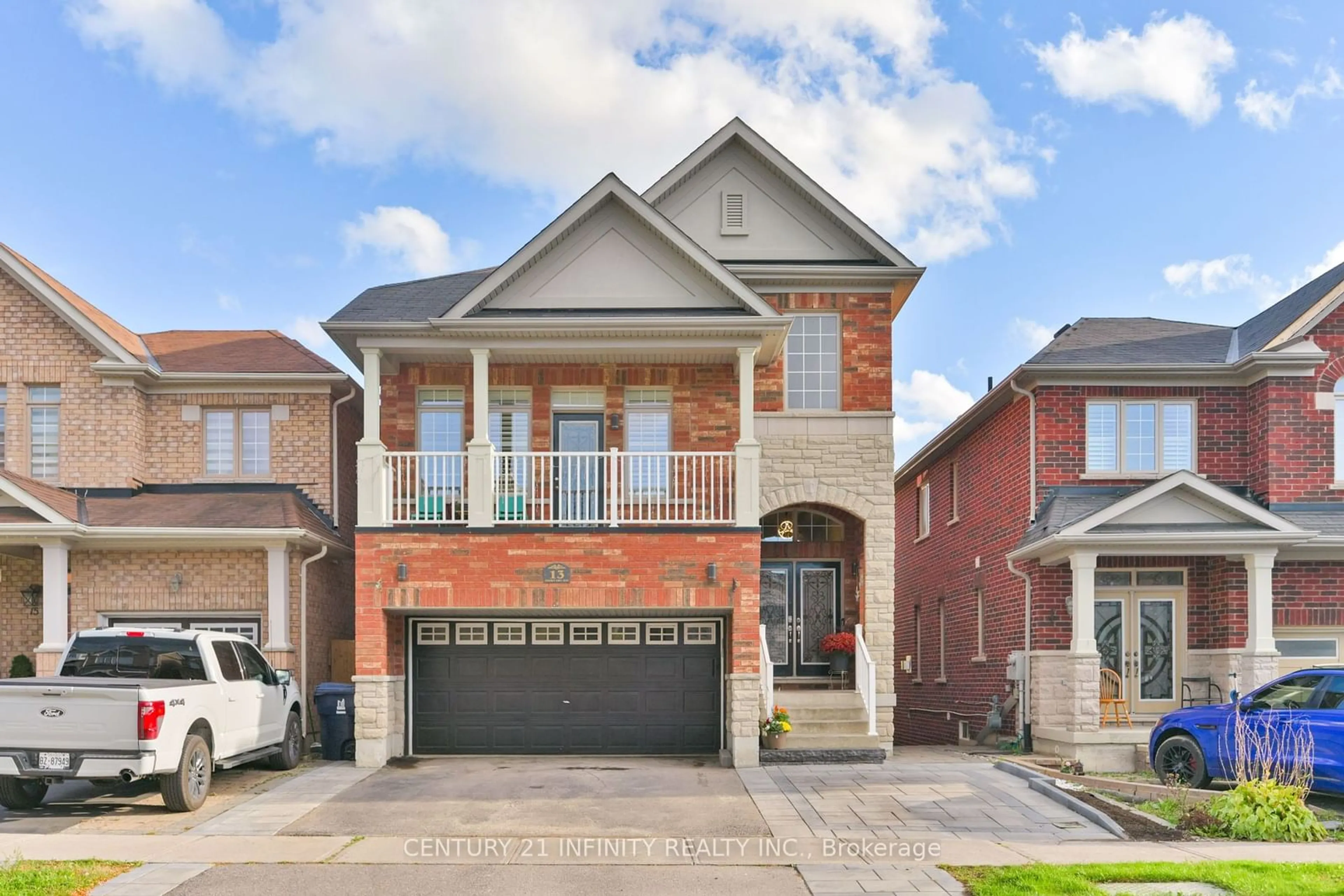 Home with brick exterior material for 13 Snowy Owl Way, Toronto Ontario M1X 0B4