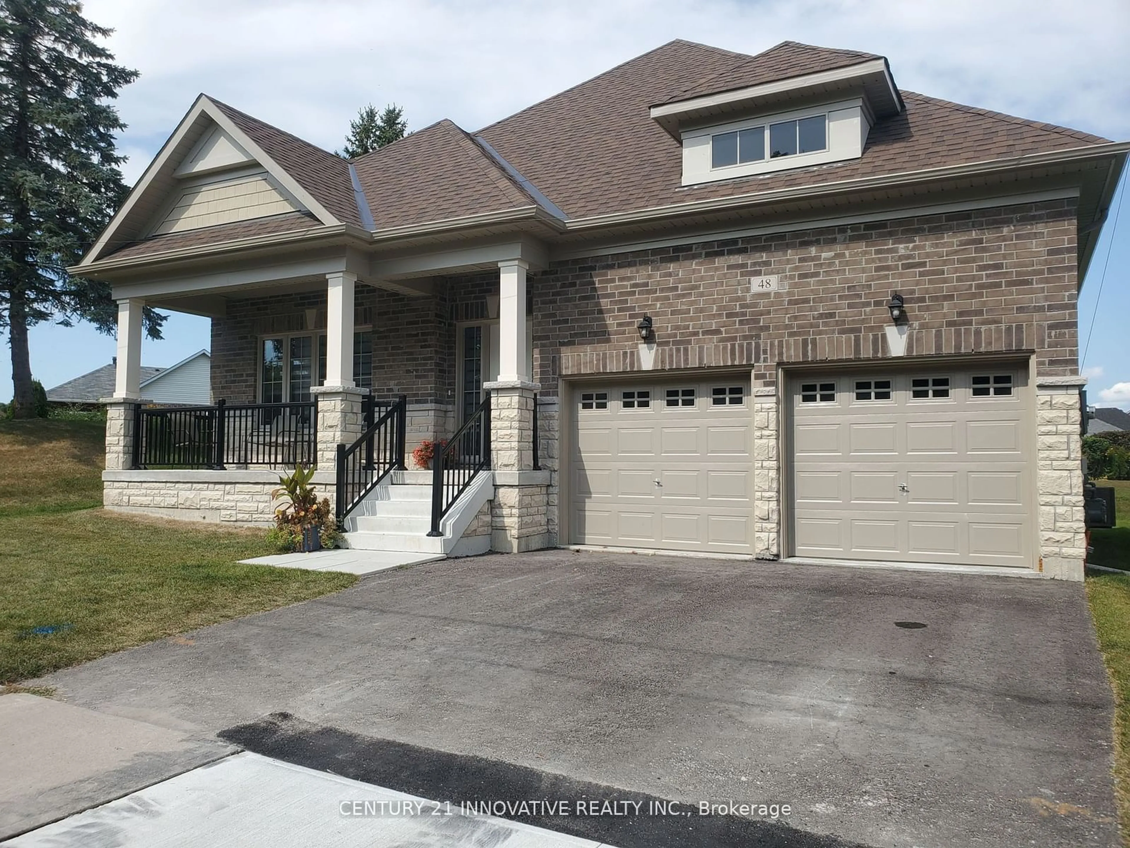 Frontside or backside of a home, the street view for 48 Coulter St, Scugog Ontario L9L 0B3