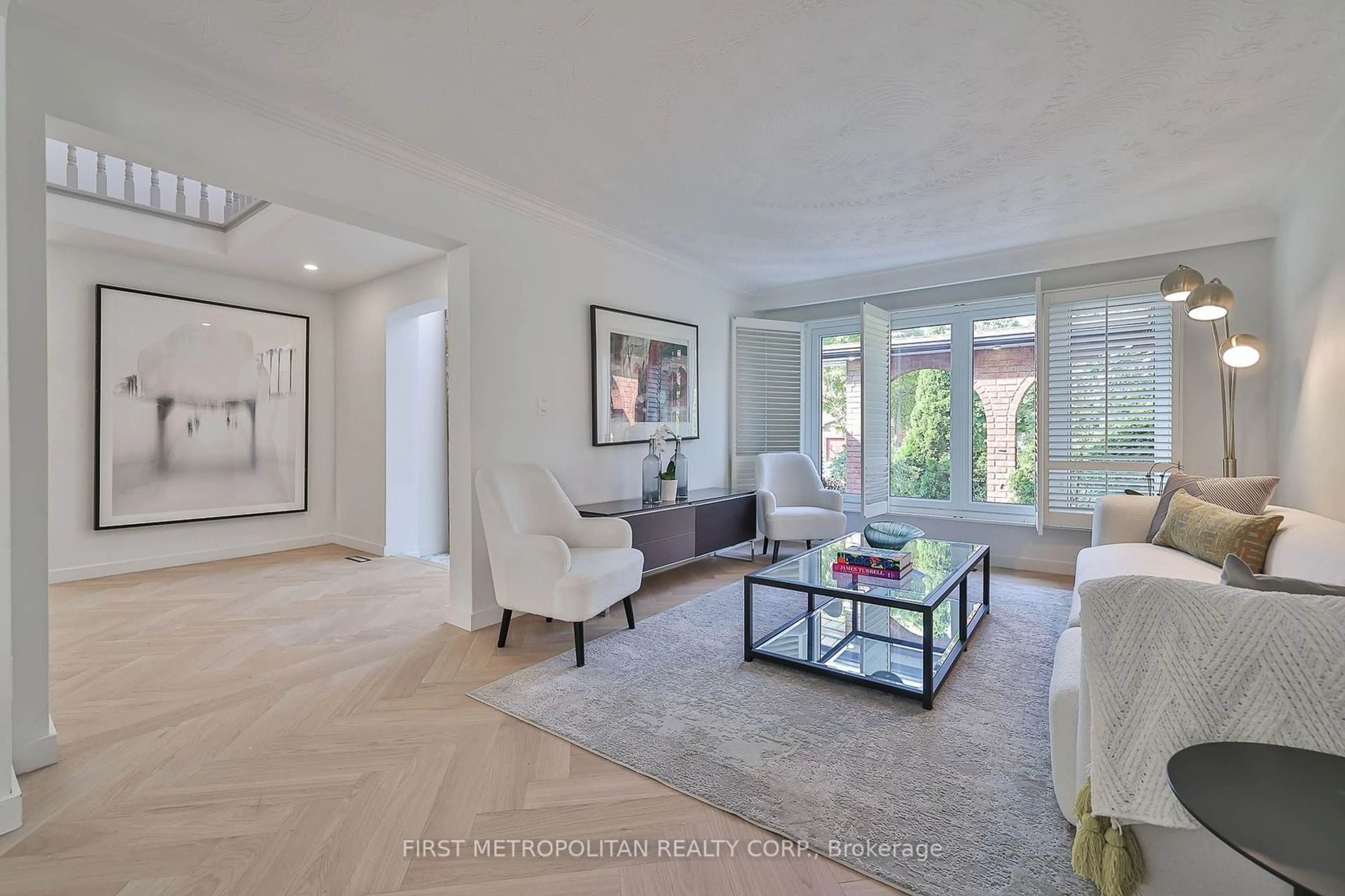 Living room, wood floors for 395 Morrish Rd, Toronto Ontario M1C 1E9