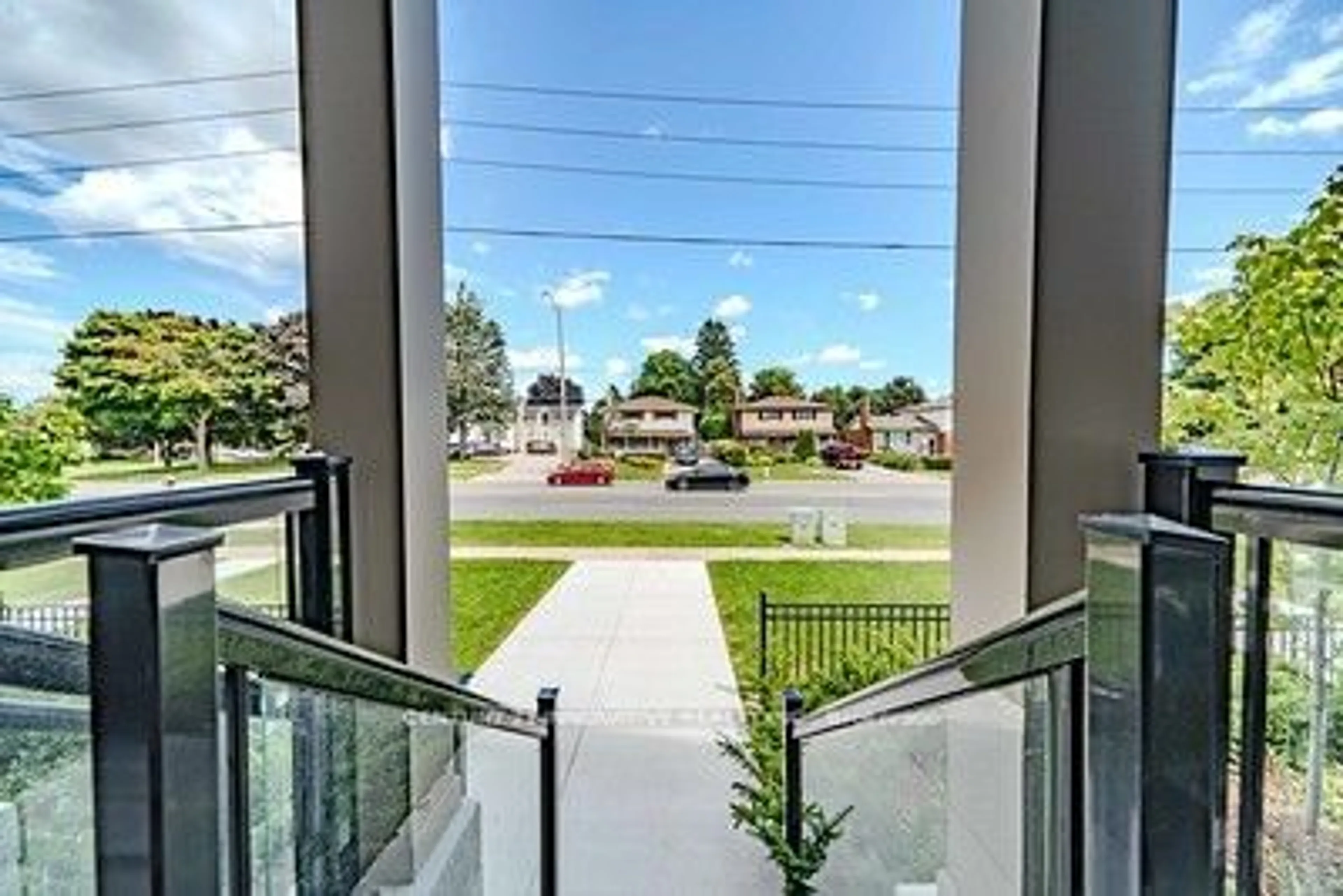 A pic from exterior of the house or condo, the street view for 388 Okanagan Path, Oshawa Ontario L1H 0B1