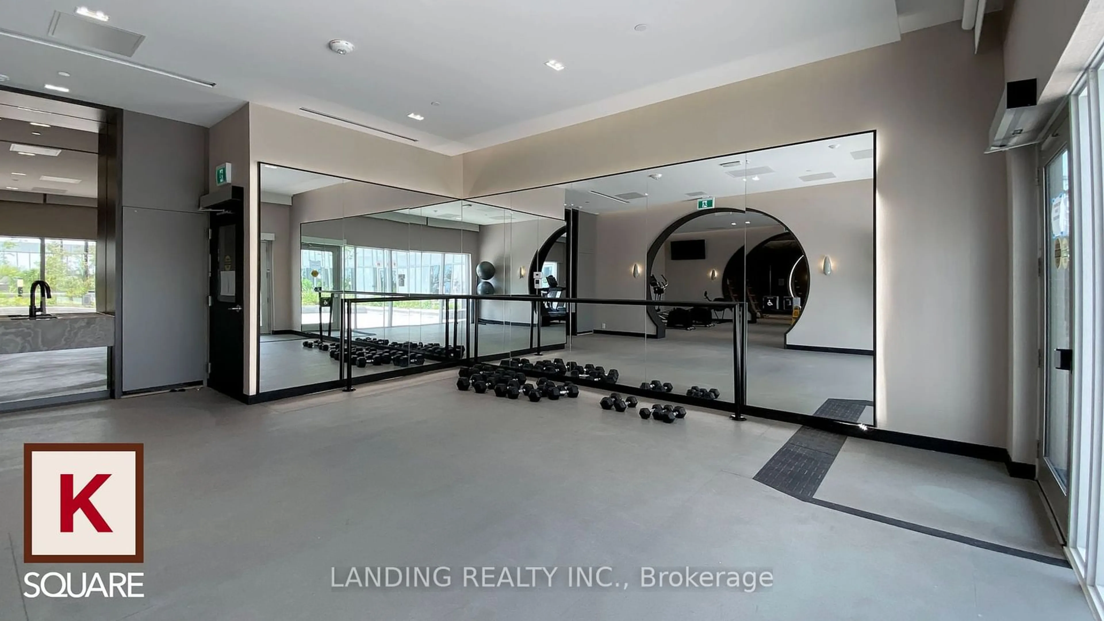 Gym or fitness room, ceramic floors for 2031 KENNEDY Rd #2027, Toronto Ontario M1T 0B8