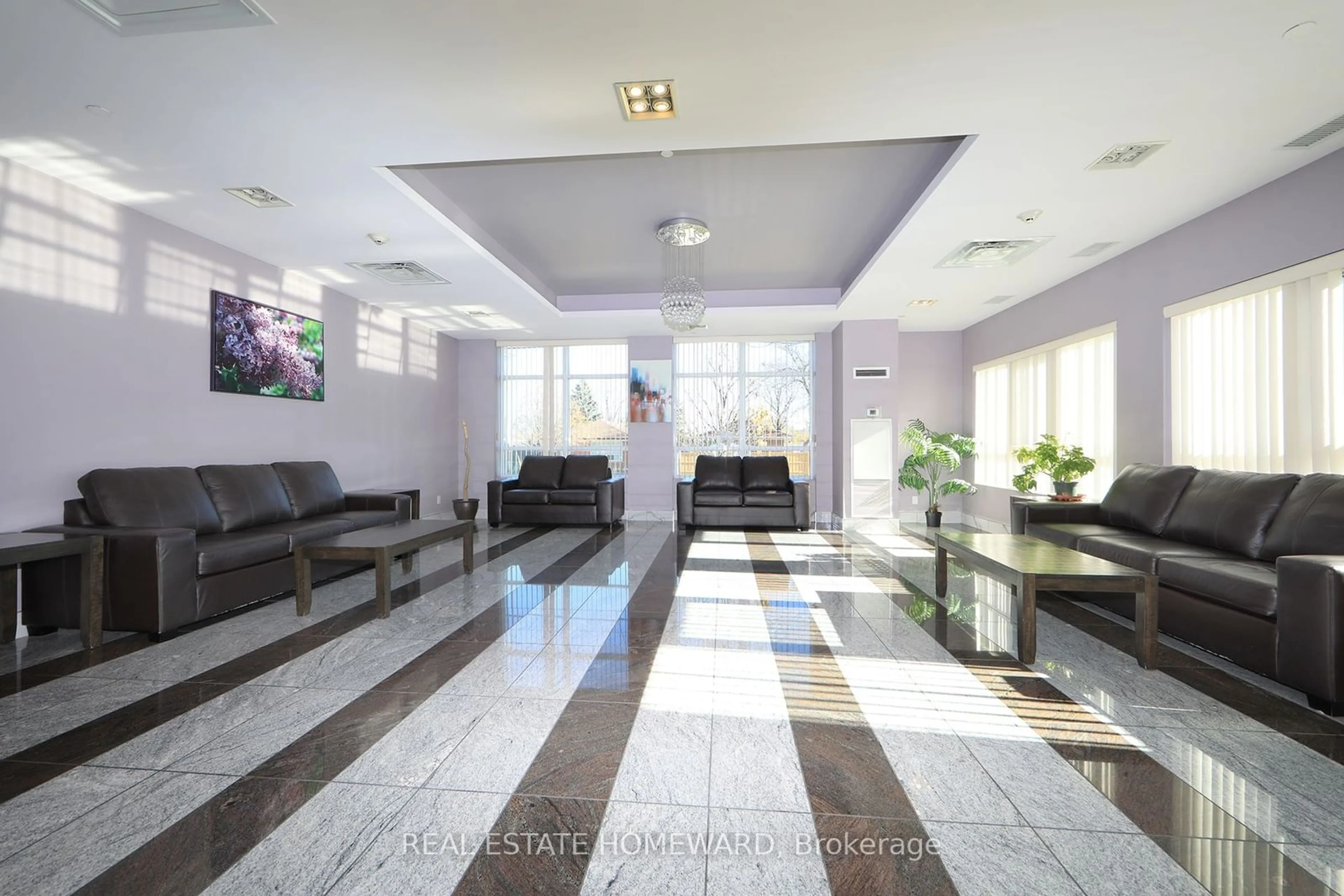 Indoor lobby, ceramic floors for 1328 Birchmount Rd #1701, Toronto Ontario M1R 0B6