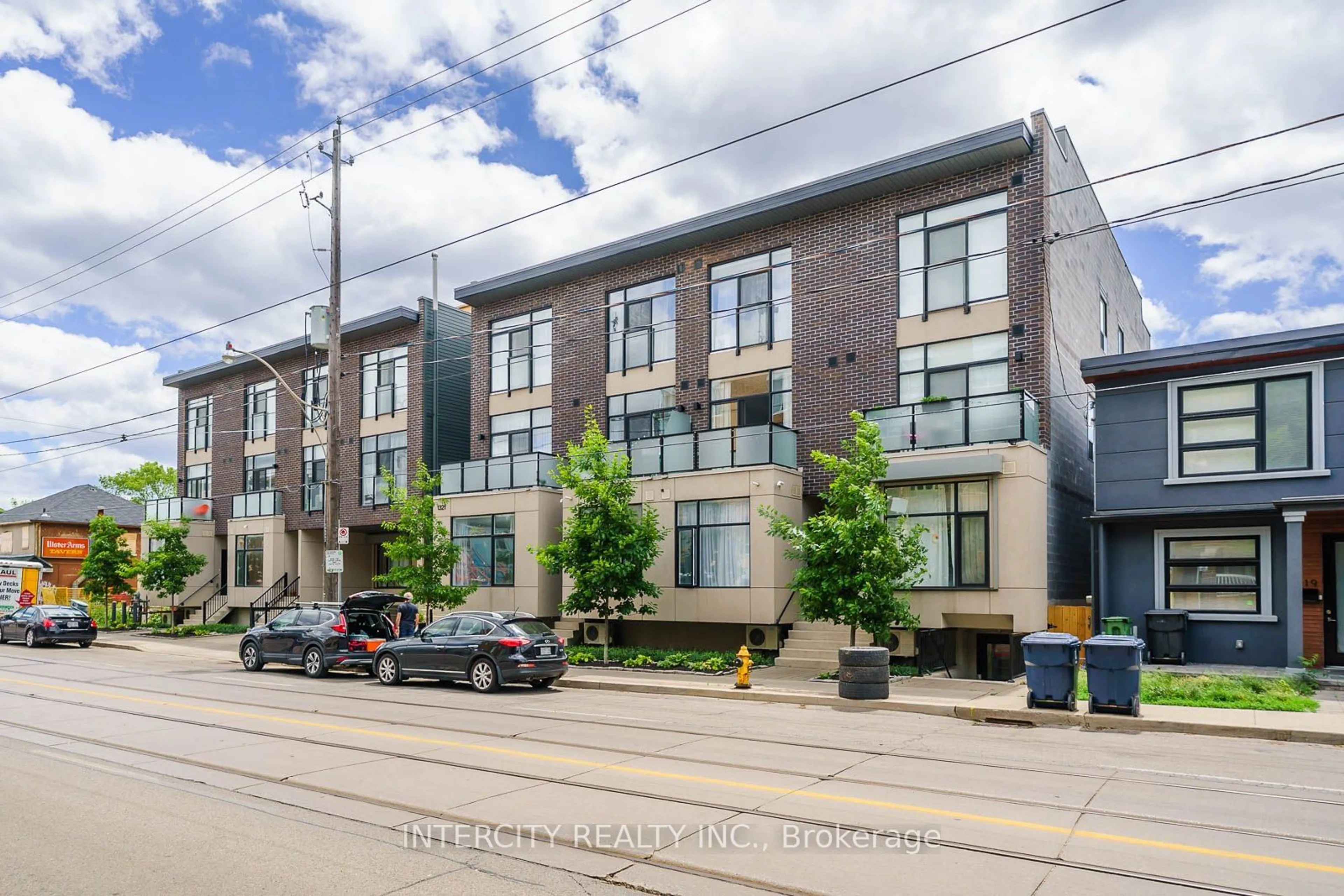 A pic from exterior of the house or condo, the front or back of building for 1321 Gerrard St #5, Toronto Ontario M4L 1Y8