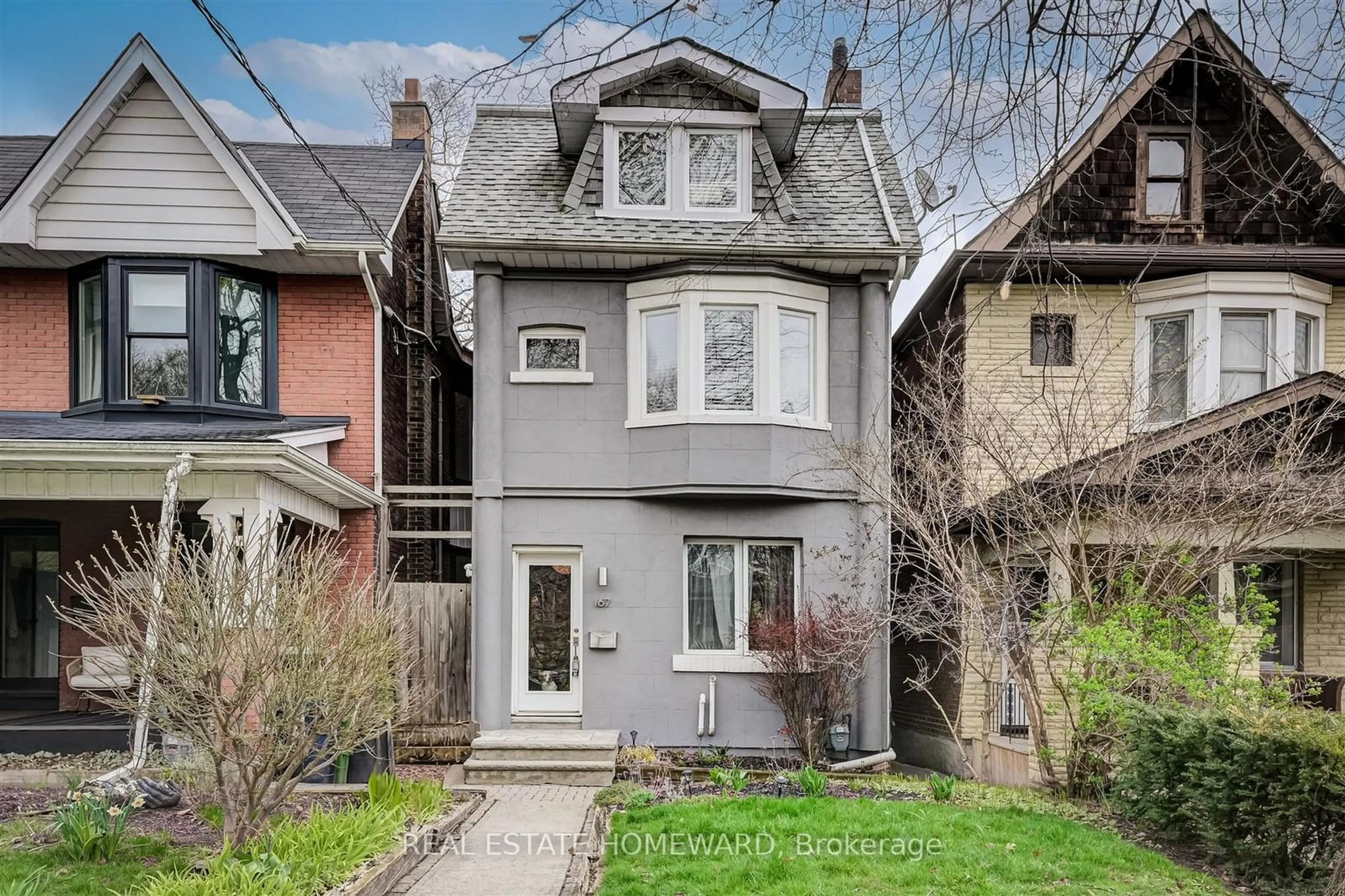 Frontside or backside of a home, cottage for 167 Wineva Ave, Toronto Ontario M4E 2T5