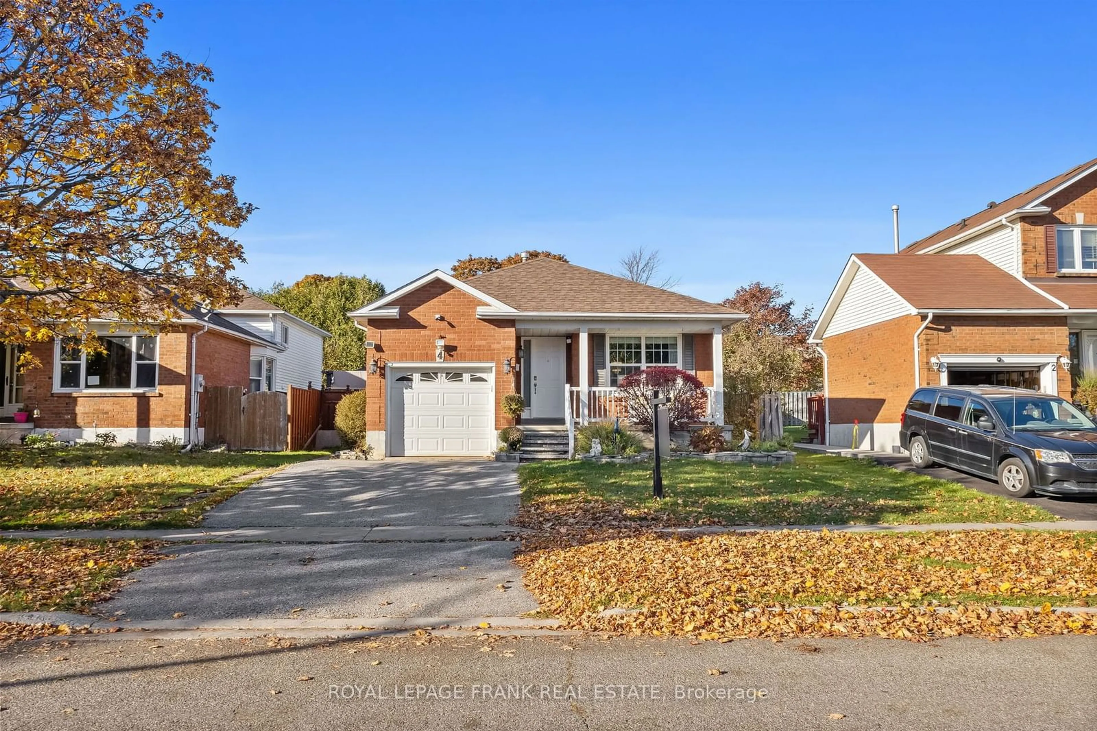 Frontside or backside of a home, the street view for 4 Penfound Dr, Clarington Ontario L1C 4C5