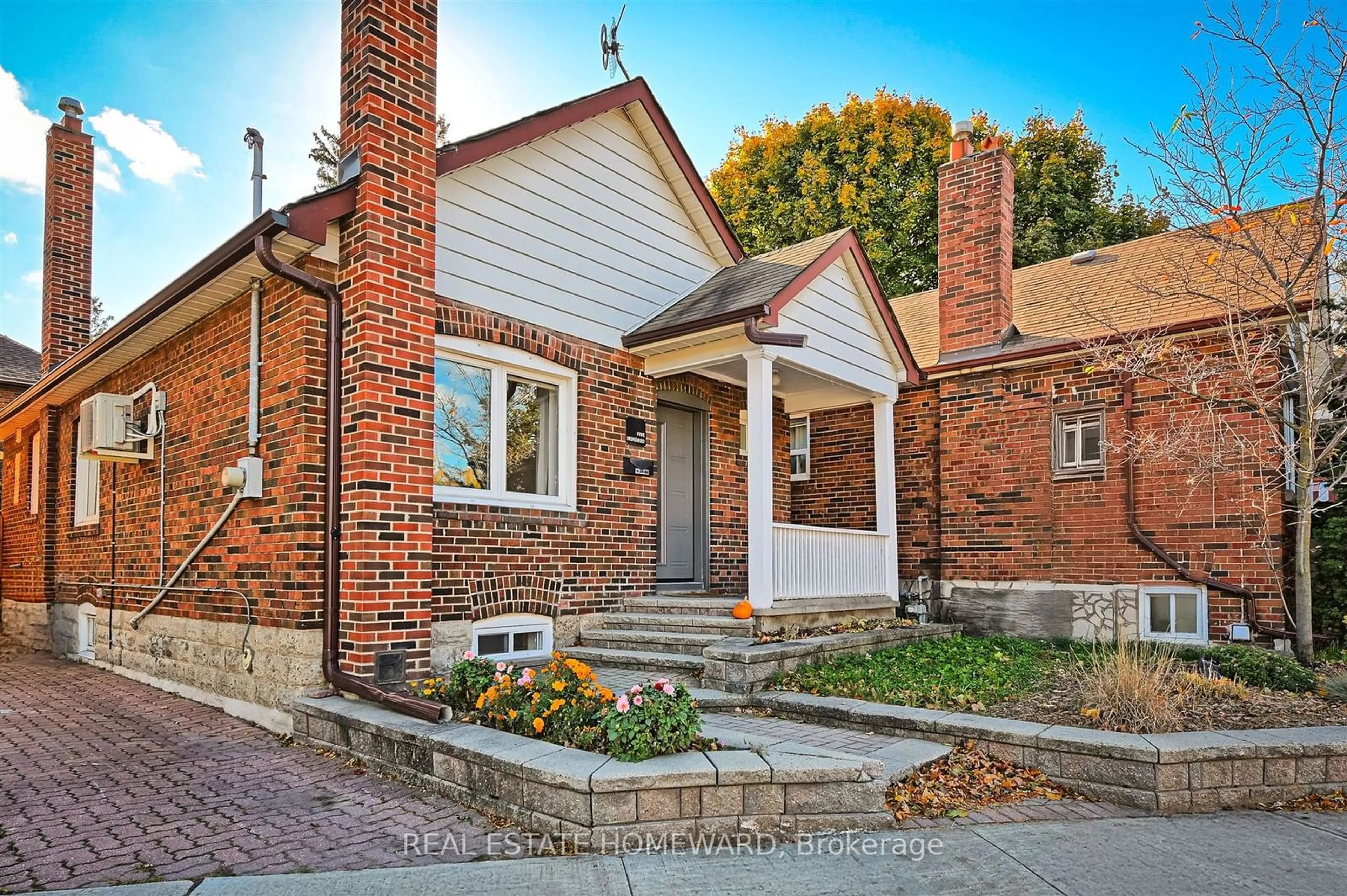 Home with brick exterior material for 500 Donlands Ave, Toronto Ontario M4J 3S7