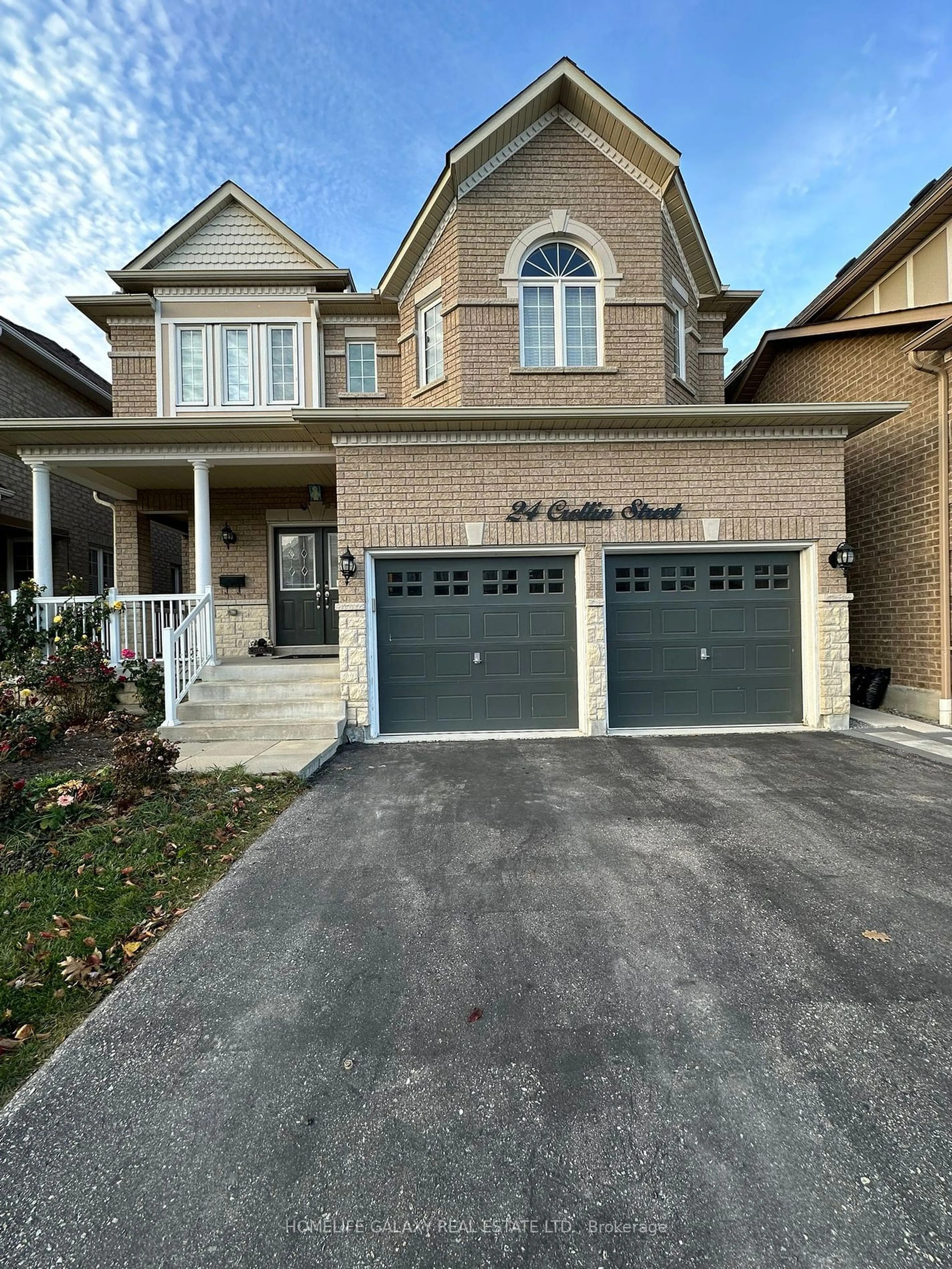 Home with brick exterior material for 24 Crellin St, Ajax Ontario L1Z 0P4