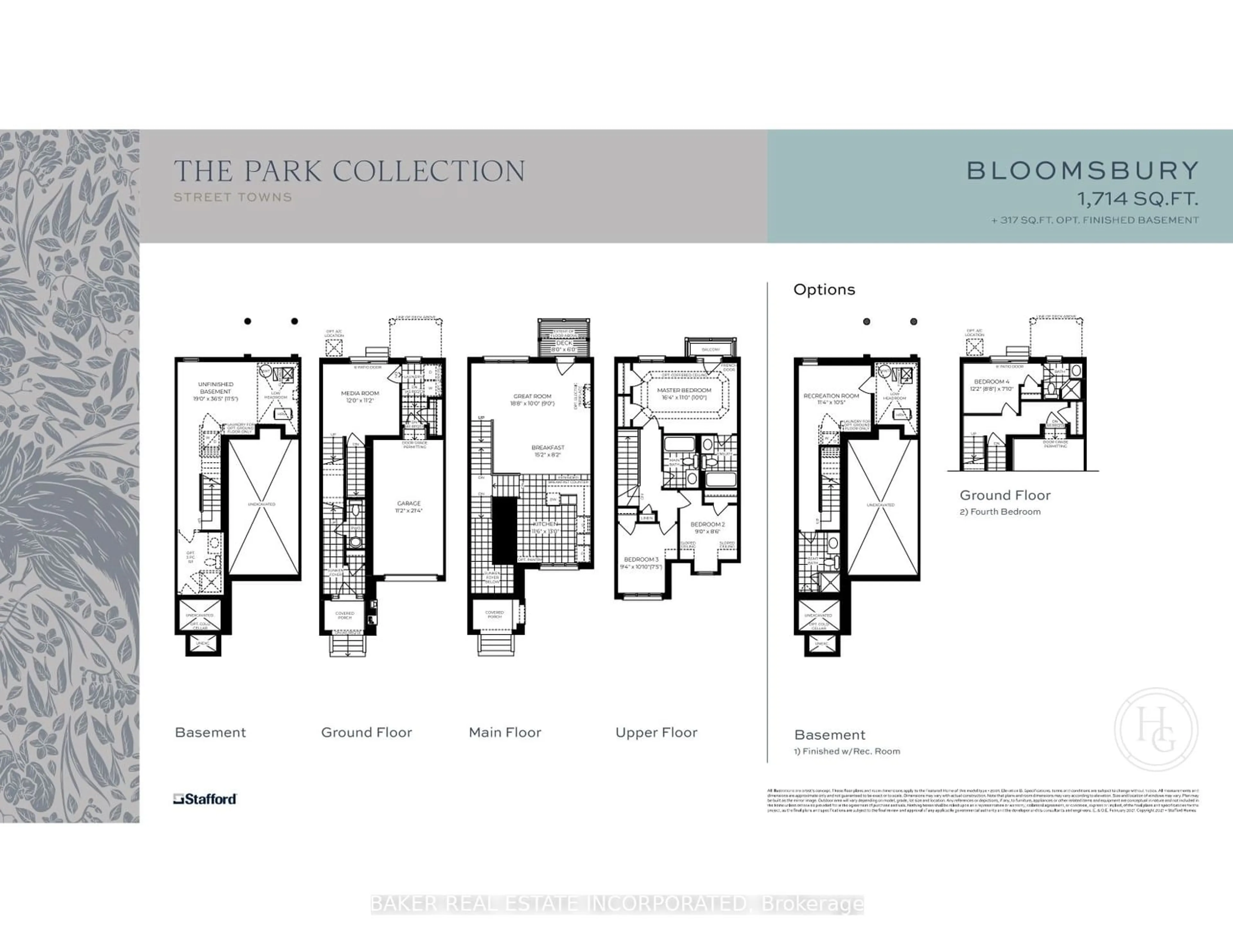 Floor plan for 13 Frank Lloyd Wright St, Whitby Ontario L1N 0N9