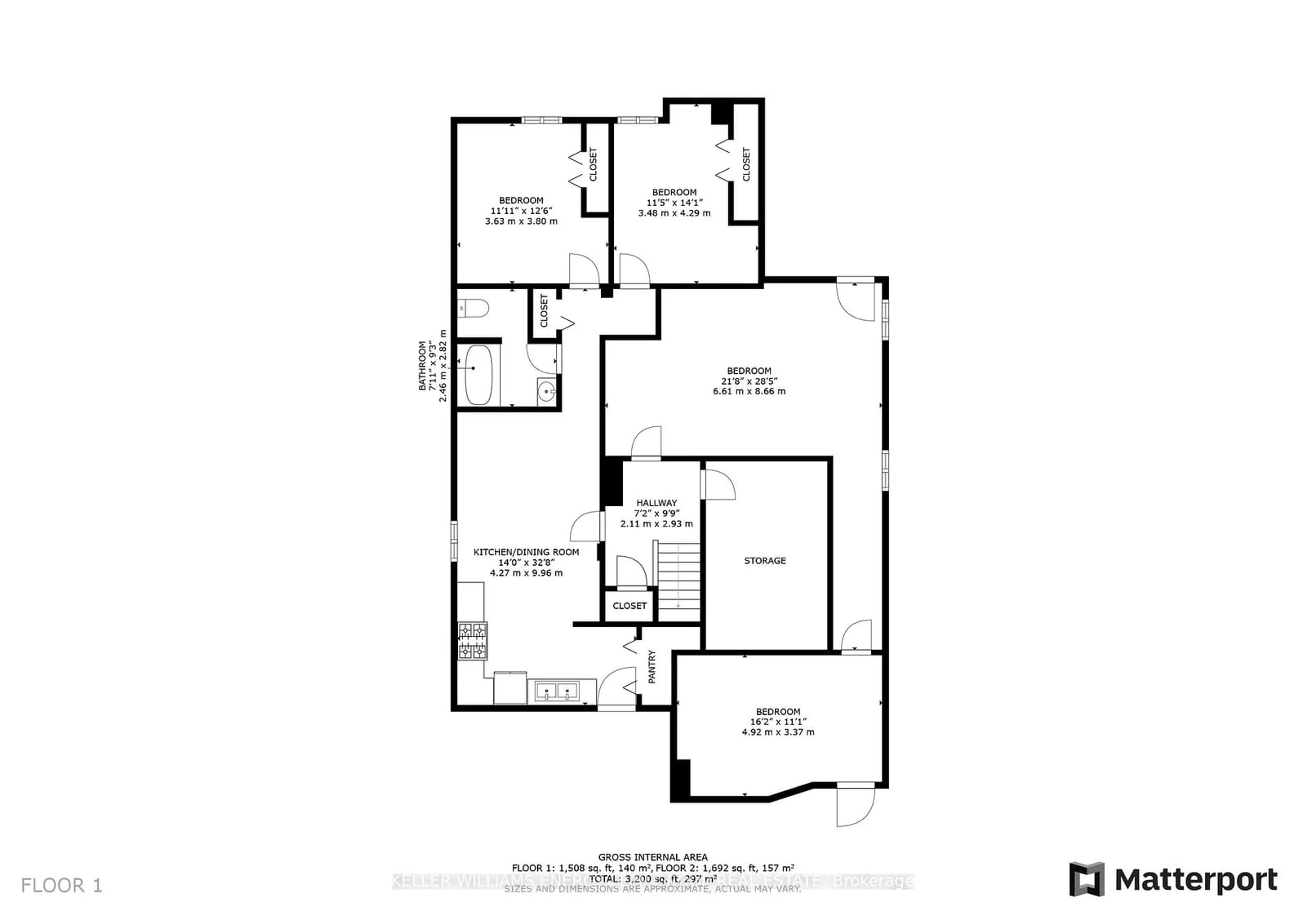 Floor plan for 410 Carnwith Dr, Whitby Ontario L1M 0A8