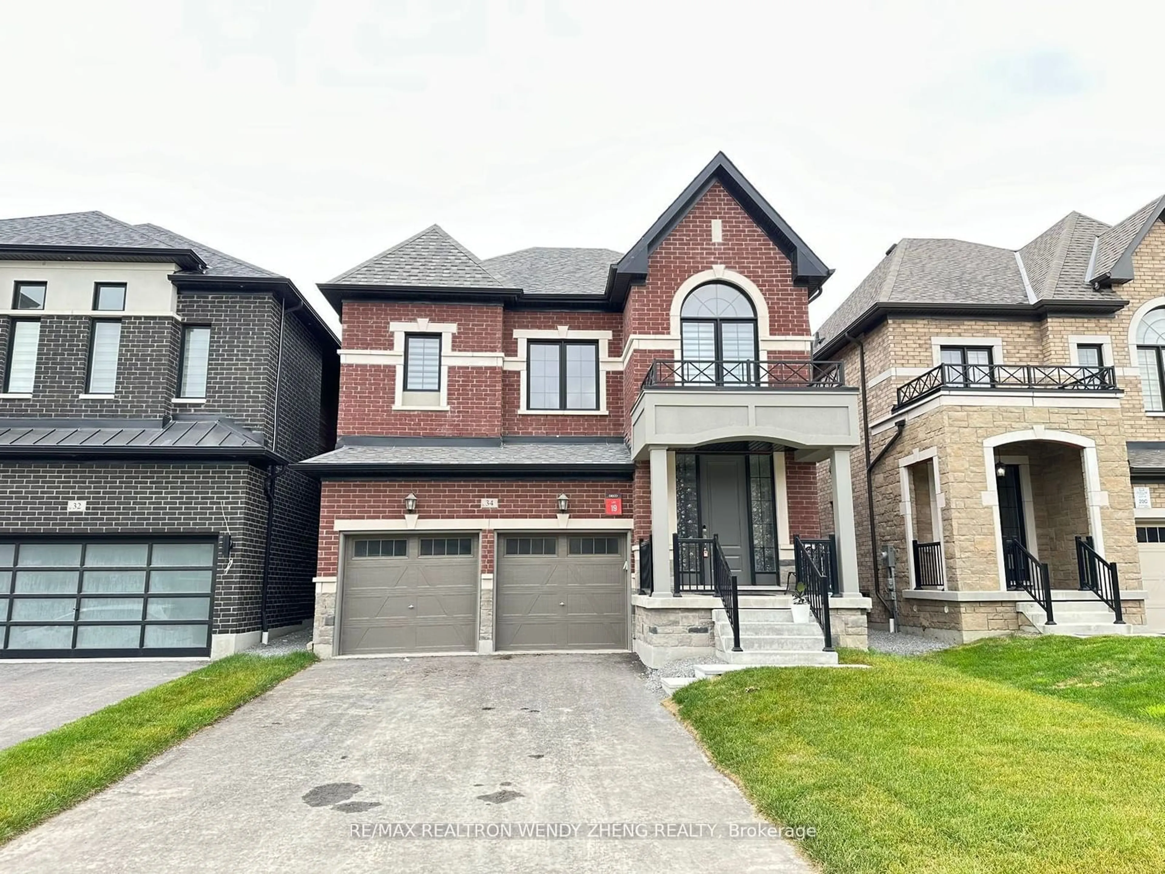 Home with brick exterior material for 34 Armilia Pl, Whitby Ontario L1P 0P8