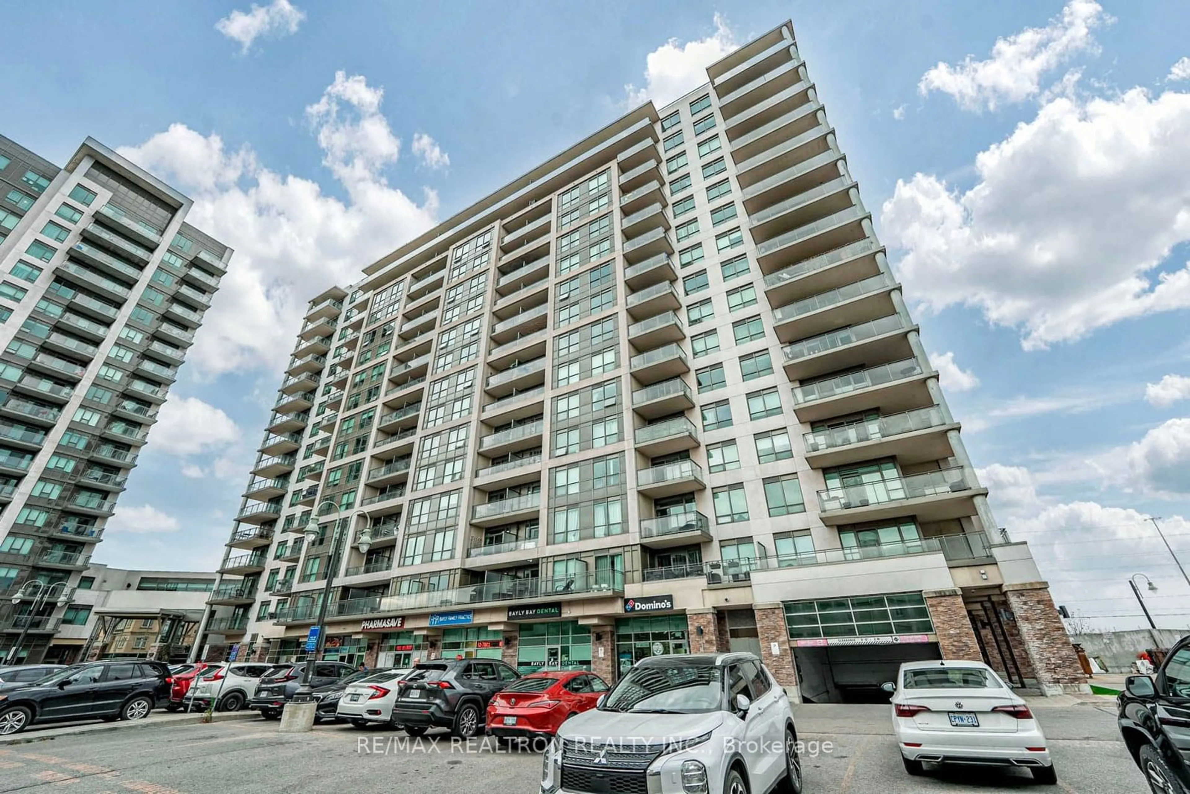 A pic from exterior of the house or condo, the front or back of building for 1235 Bayly St #1215, Pickering Ontario L1W 1L7